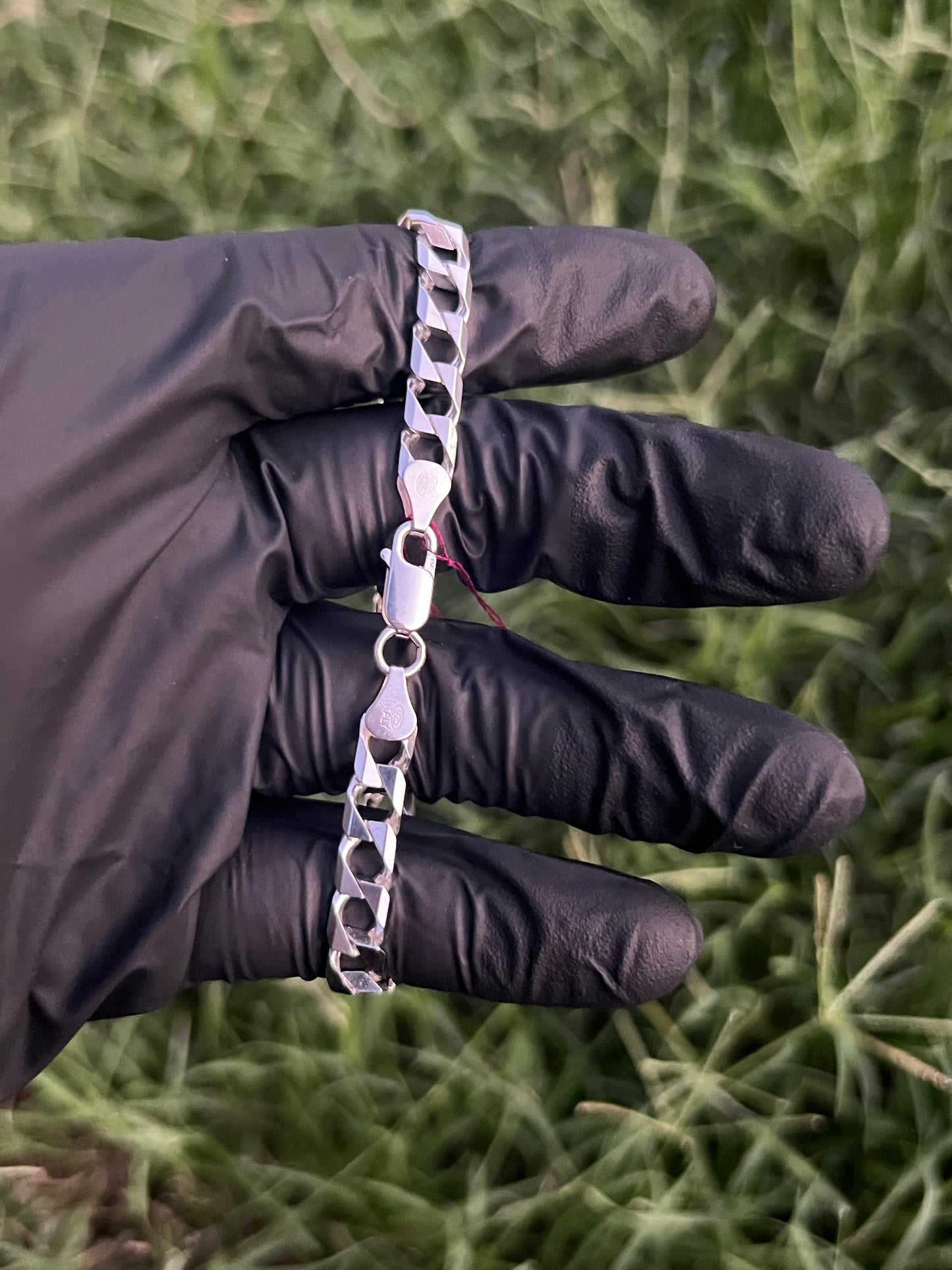 6.5mm Square Curb Bracelet 