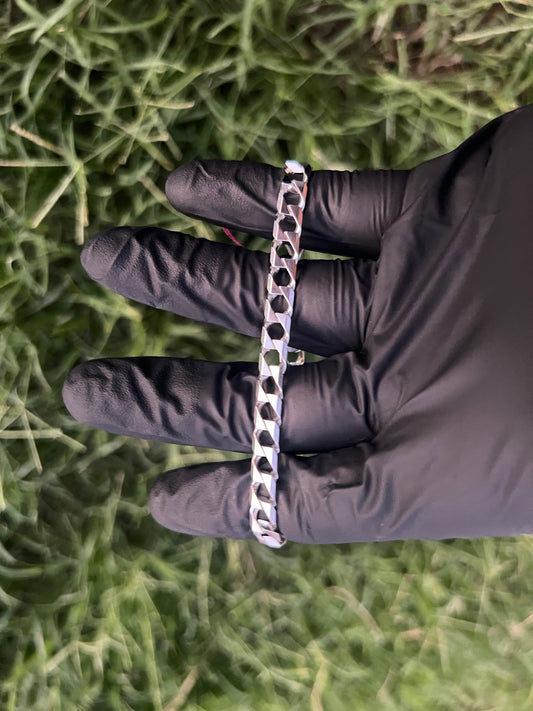 6.5mm Square Curb Bracelet 