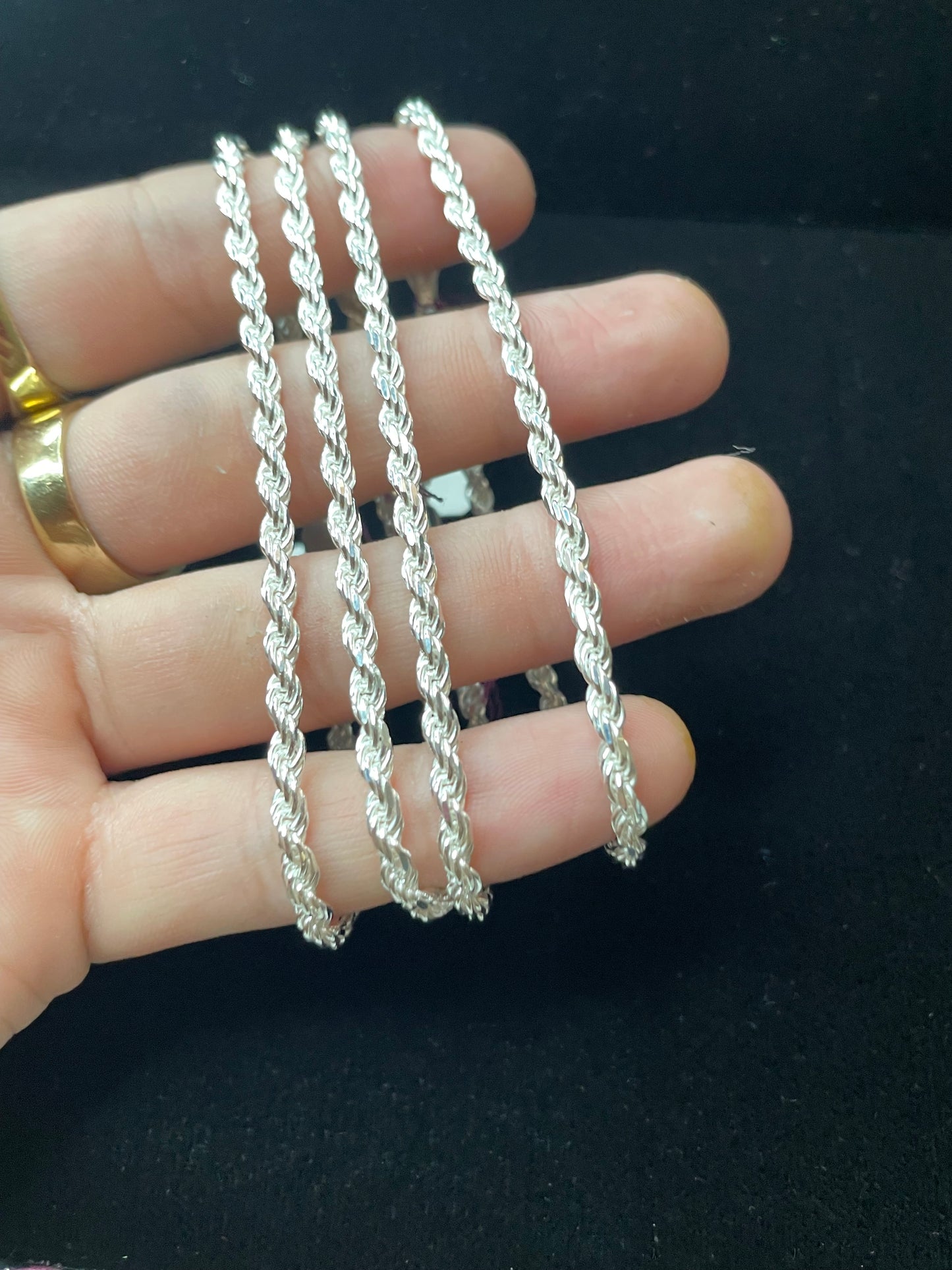 3.4mm Rope bracelet 8 inch