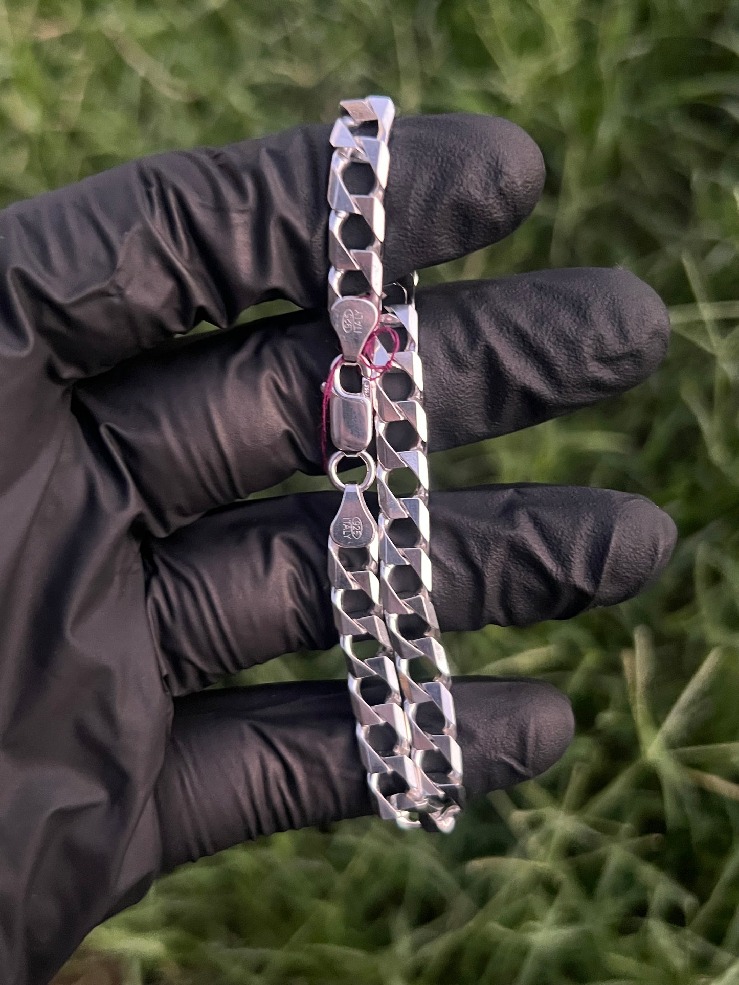 6.5mm Square Curb Bracelet 