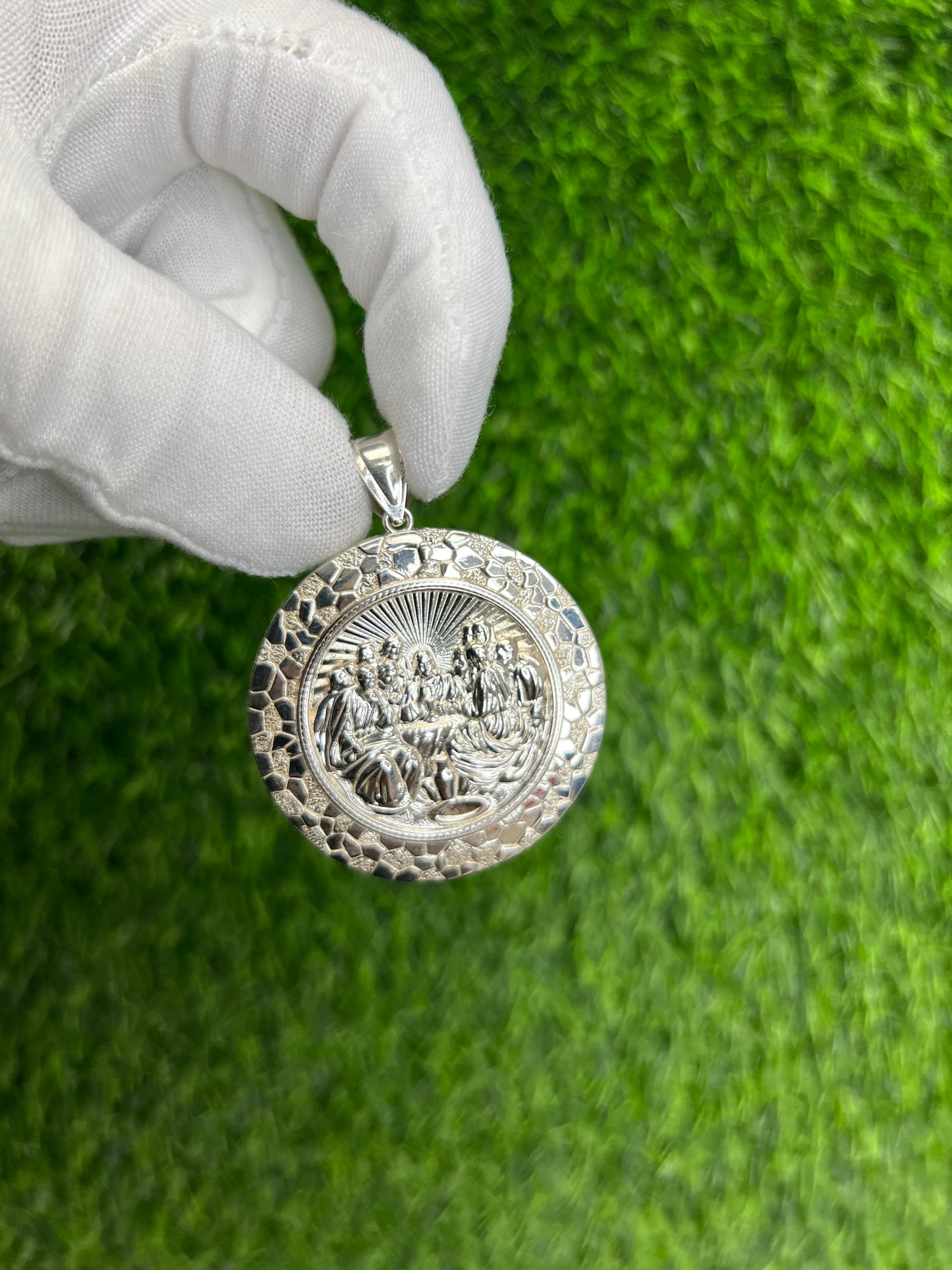 Round Nugget Gathering Pendant