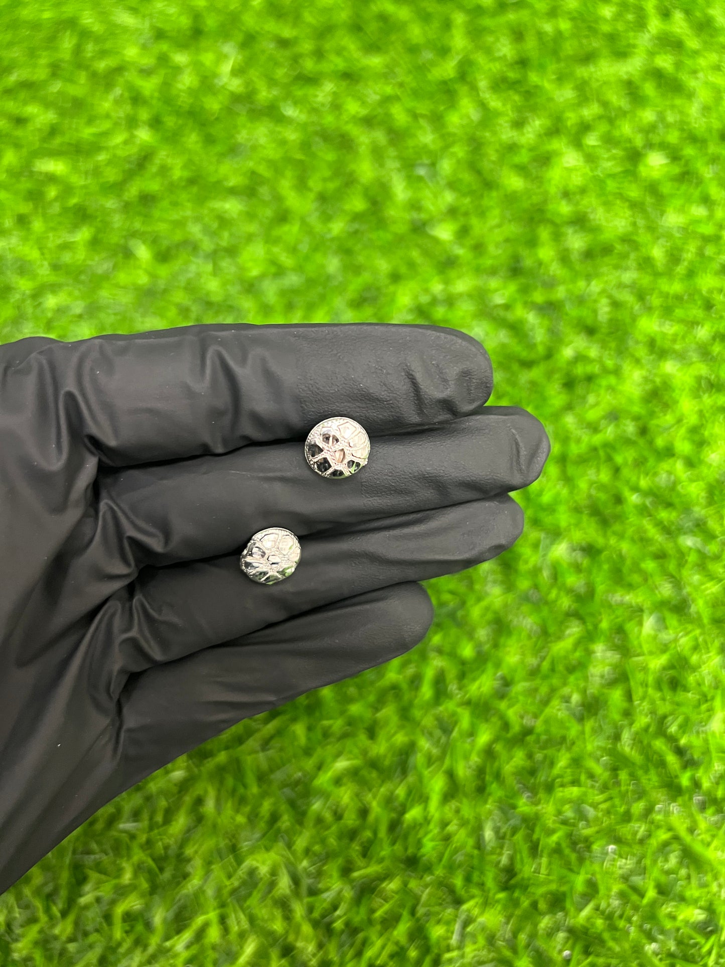 Round Nugget Earrings