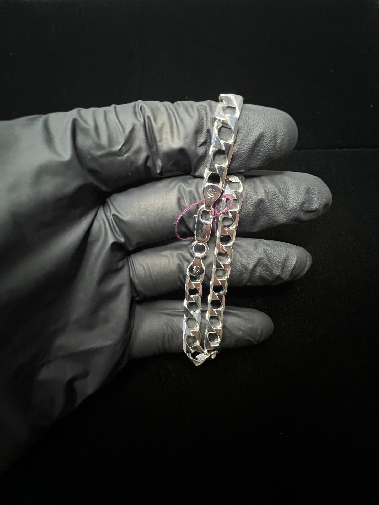 6.5mm Square Curb Bracelet 