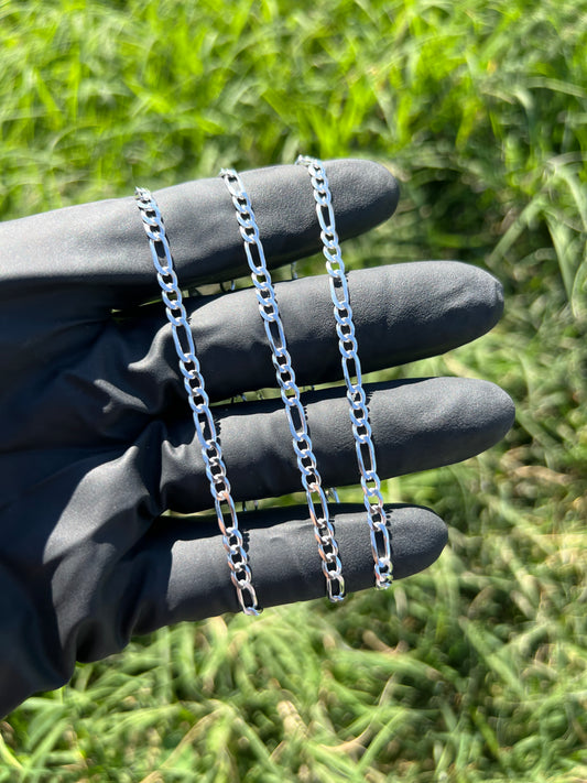 3.9mm Figaro Chain ￼