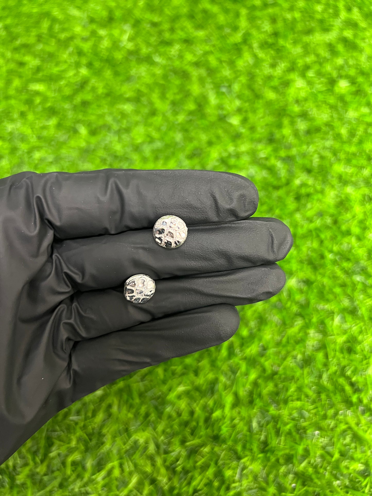 Round Nugget Earrings