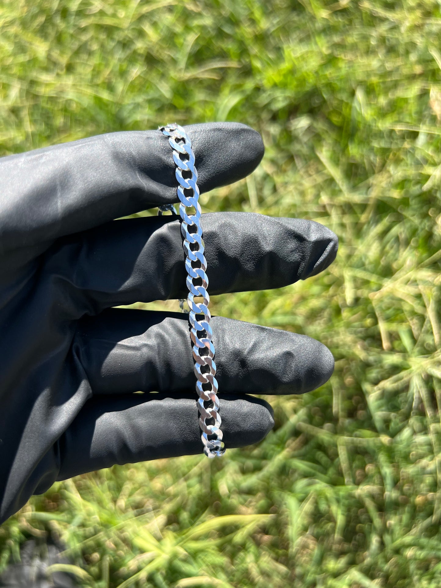 5.9mm Curb Diamond Cut Bracelet