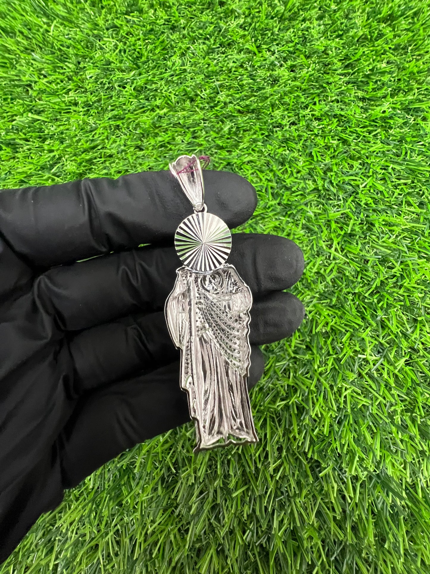 Saint Jude CZ pendant ￼