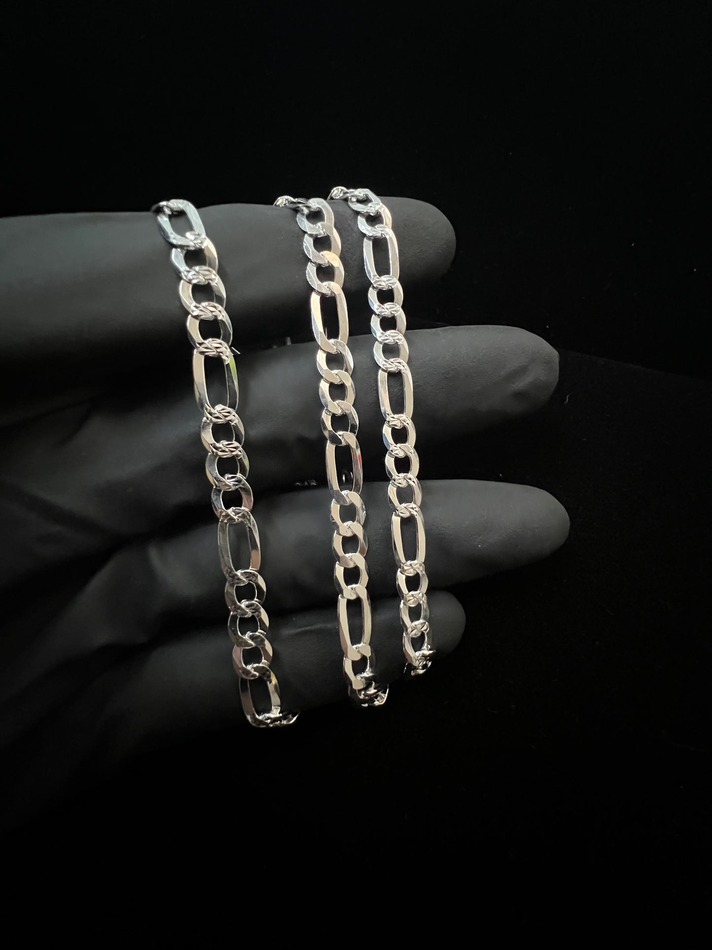 5.8mm Figaro Diamond Cut Chain ￼