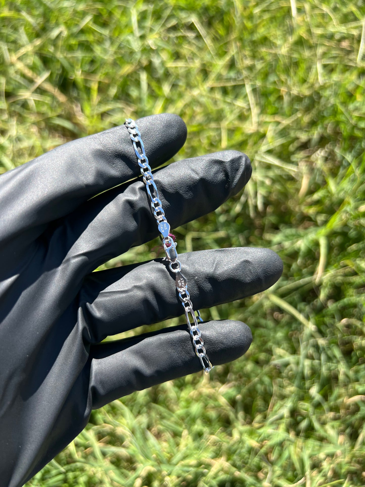 3.7mm Figaro Bracelet￼