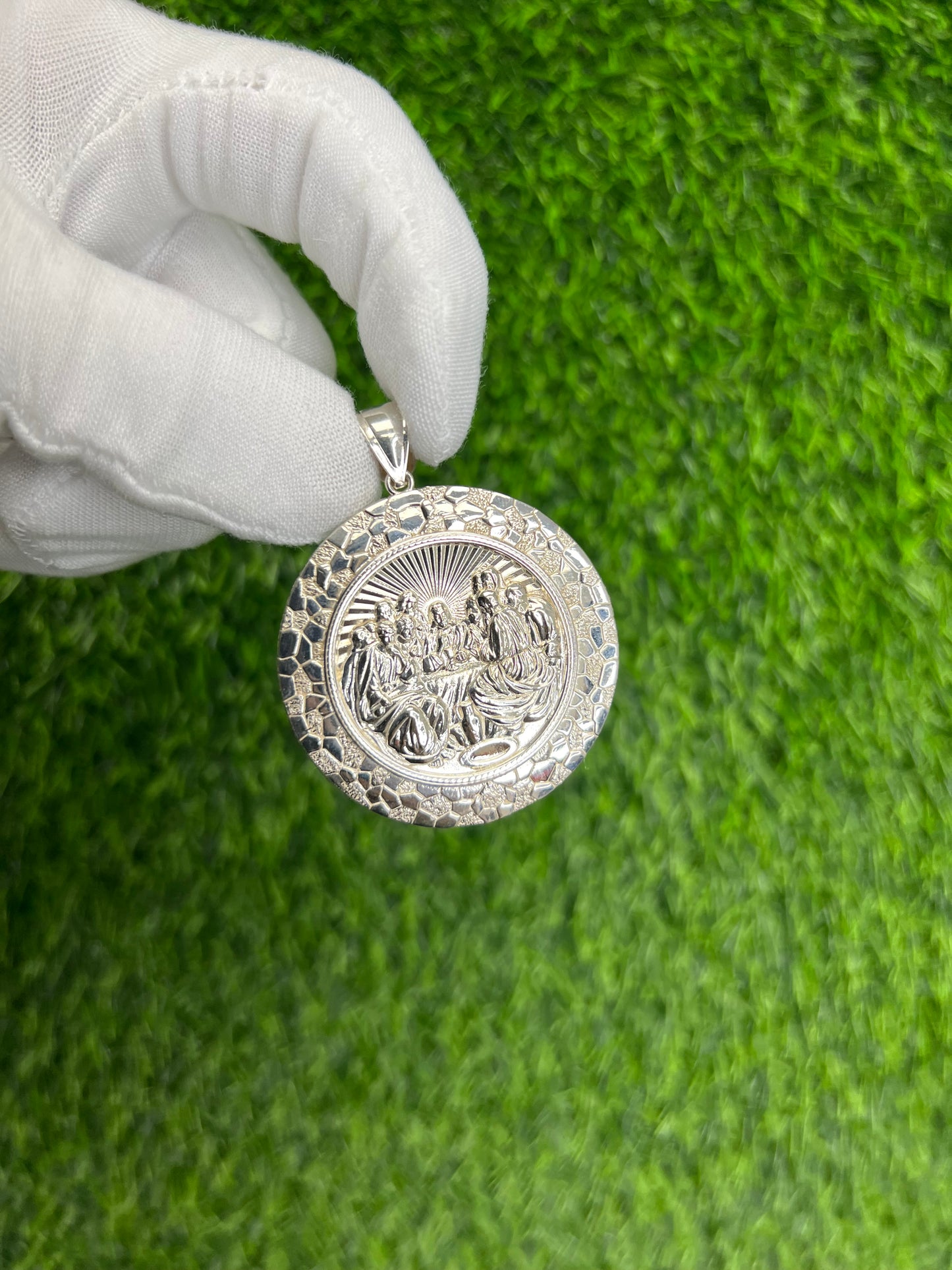 Round Nugget Gathering Pendant