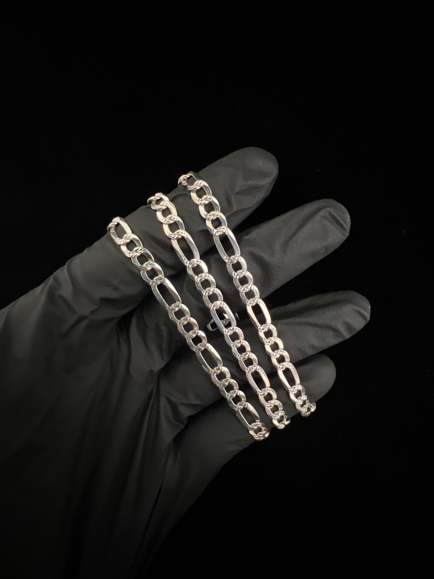 5.8mm Figaro Diamond Cut Chain