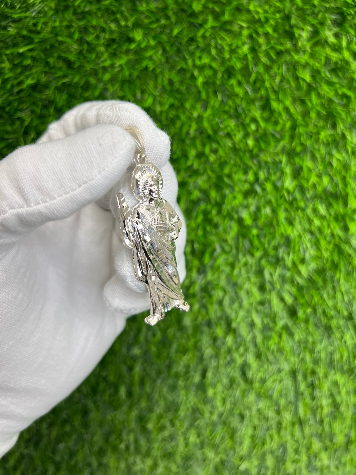 Diamond Cut Saint Jude Pendant