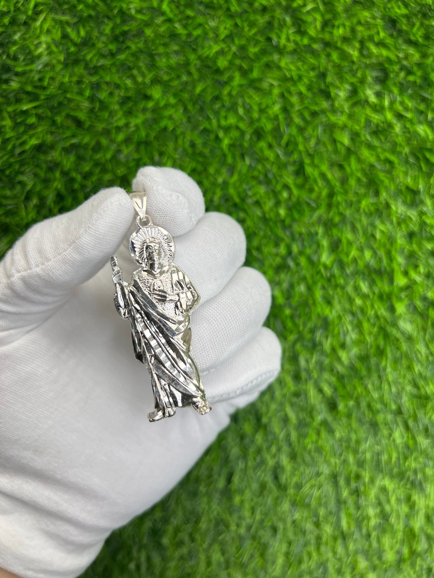 Diamond Cut Saint Jude Pendant