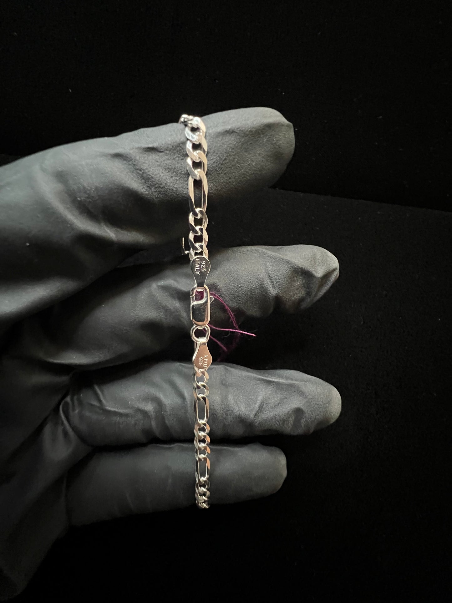 3.7mm Figaro Bracelet￼