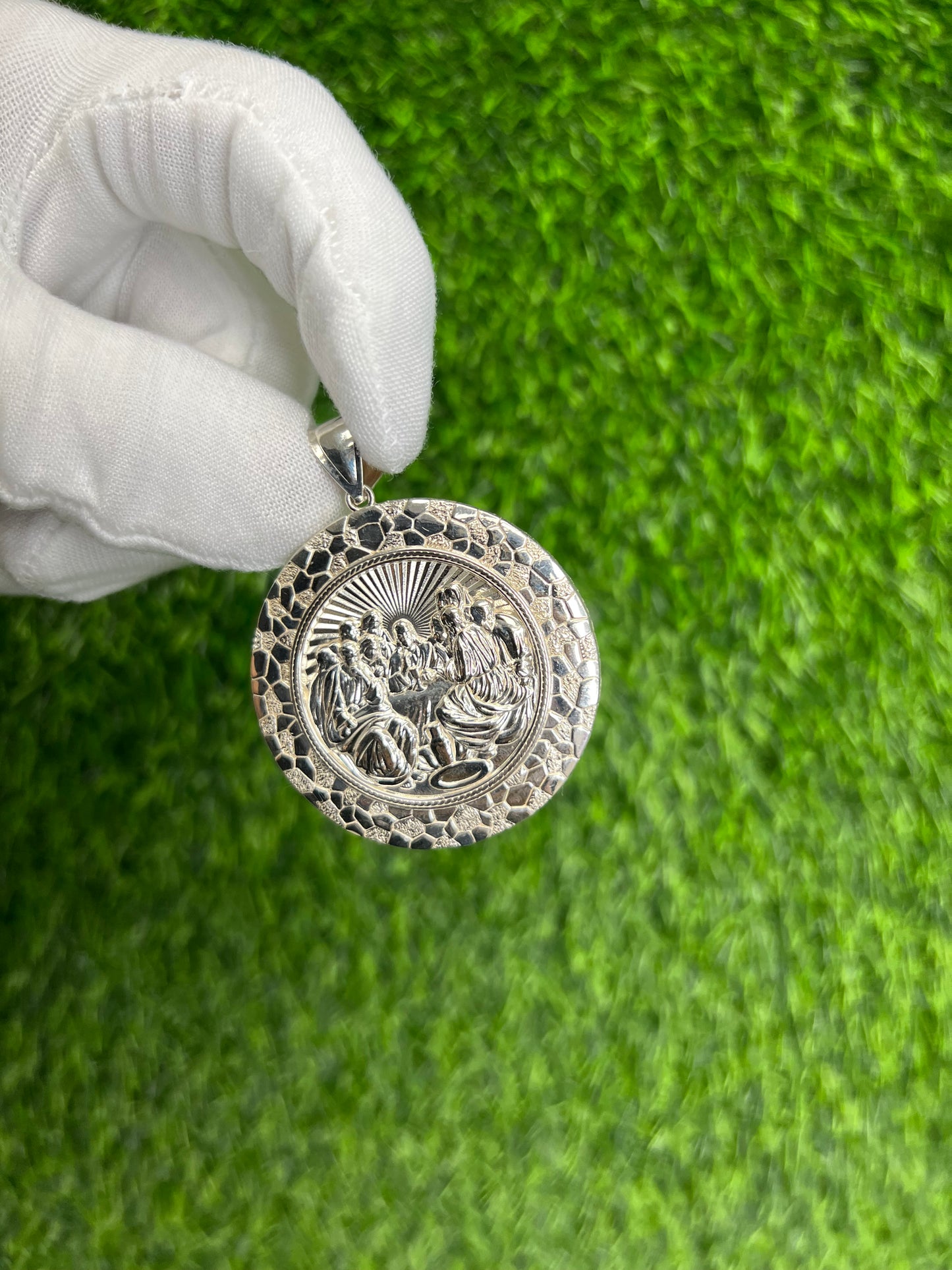 Round Nugget Gathering Pendant