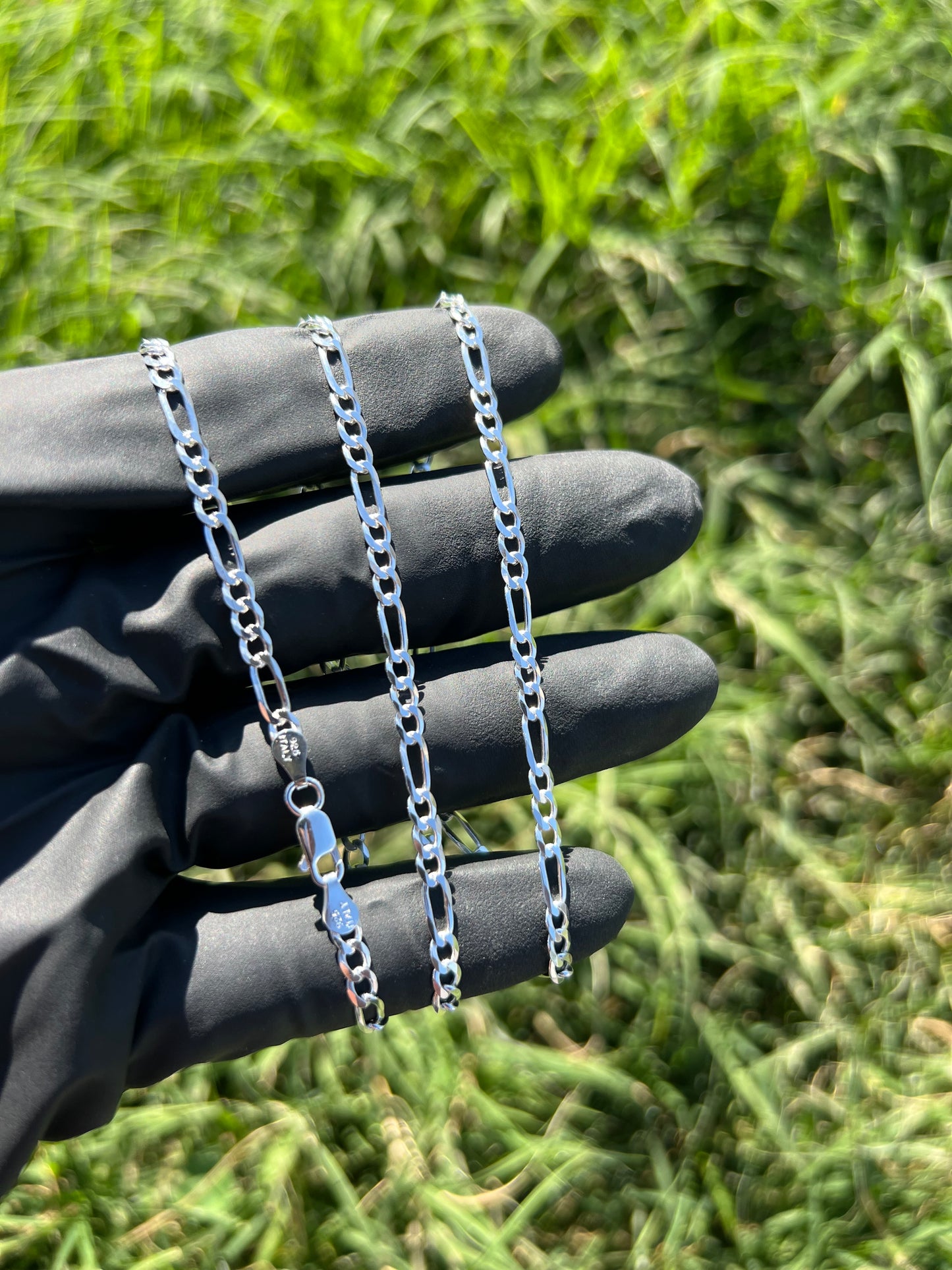 3.9mm Figaro Chain ￼