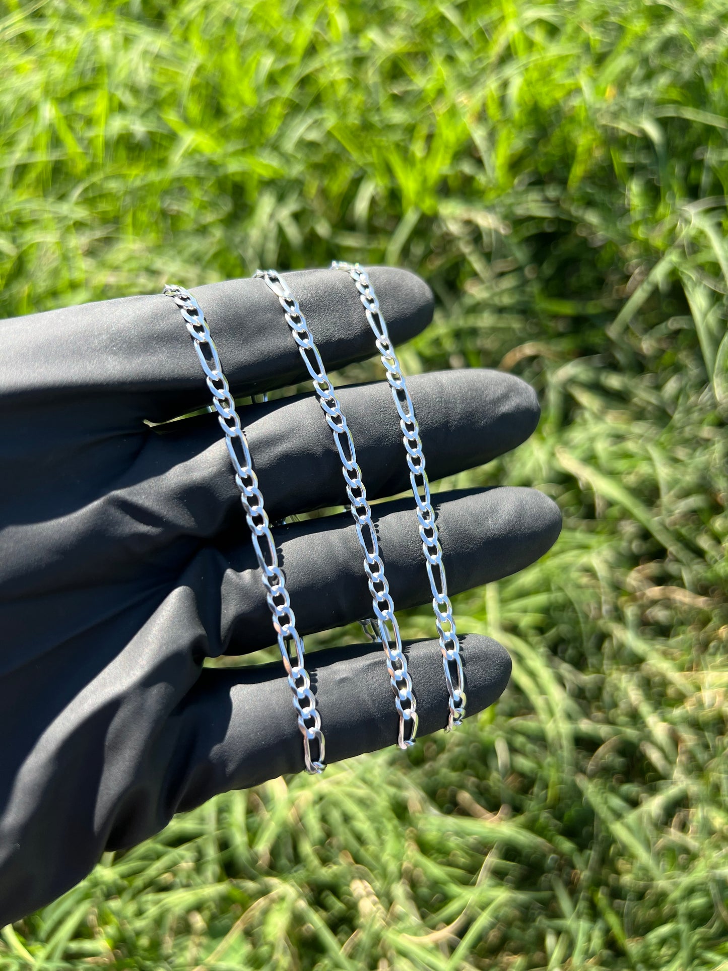 3.9mm Figaro Chain ￼