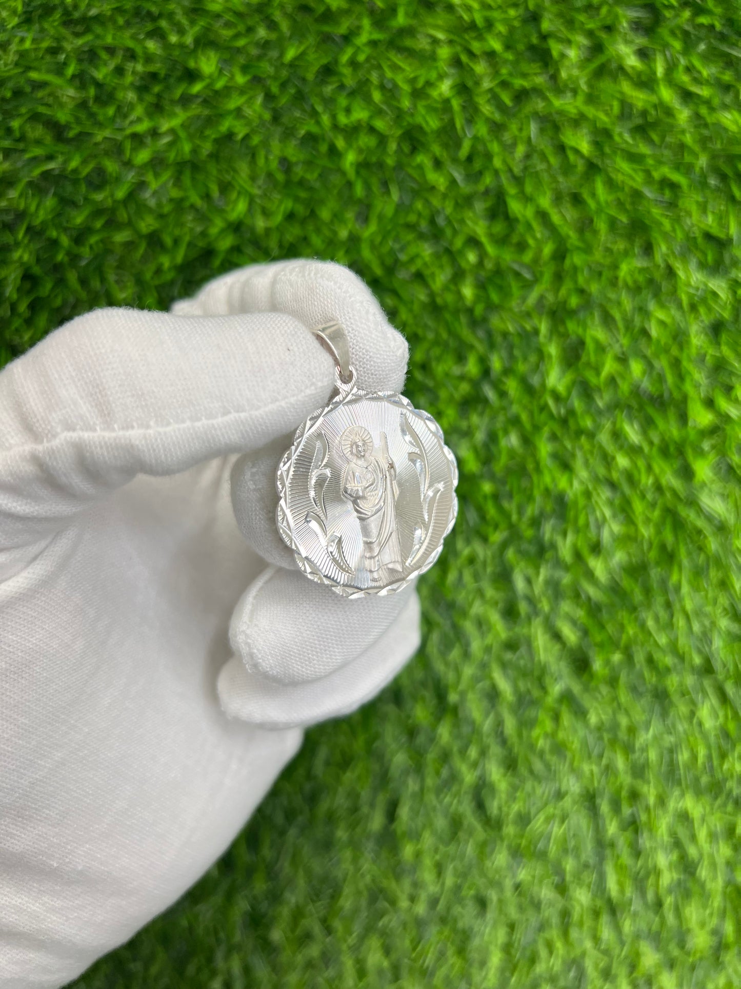 Round Saint Jude Pendant