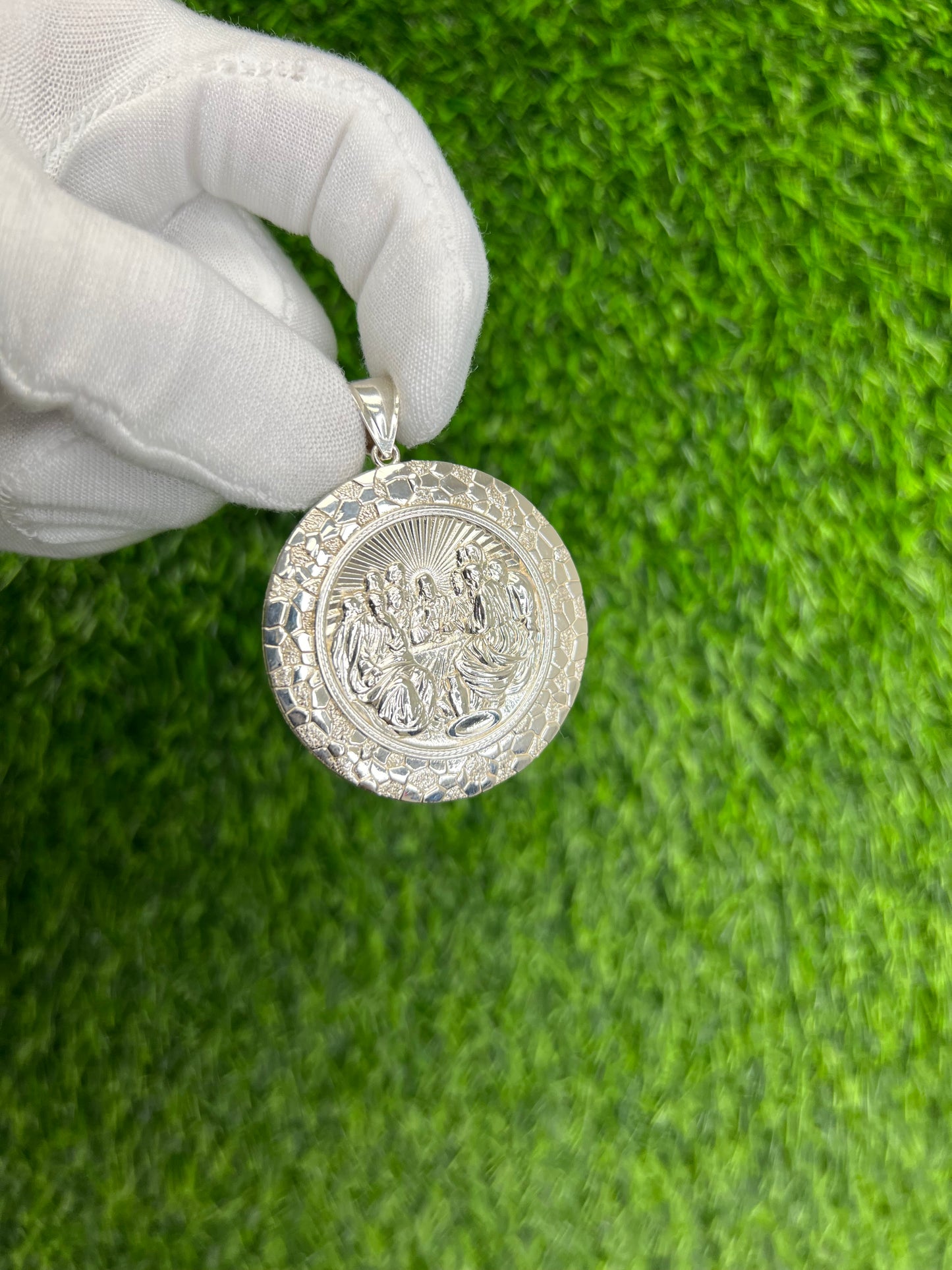 Round Nugget Gathering Pendant