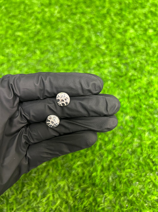 Round Nugget Earrings