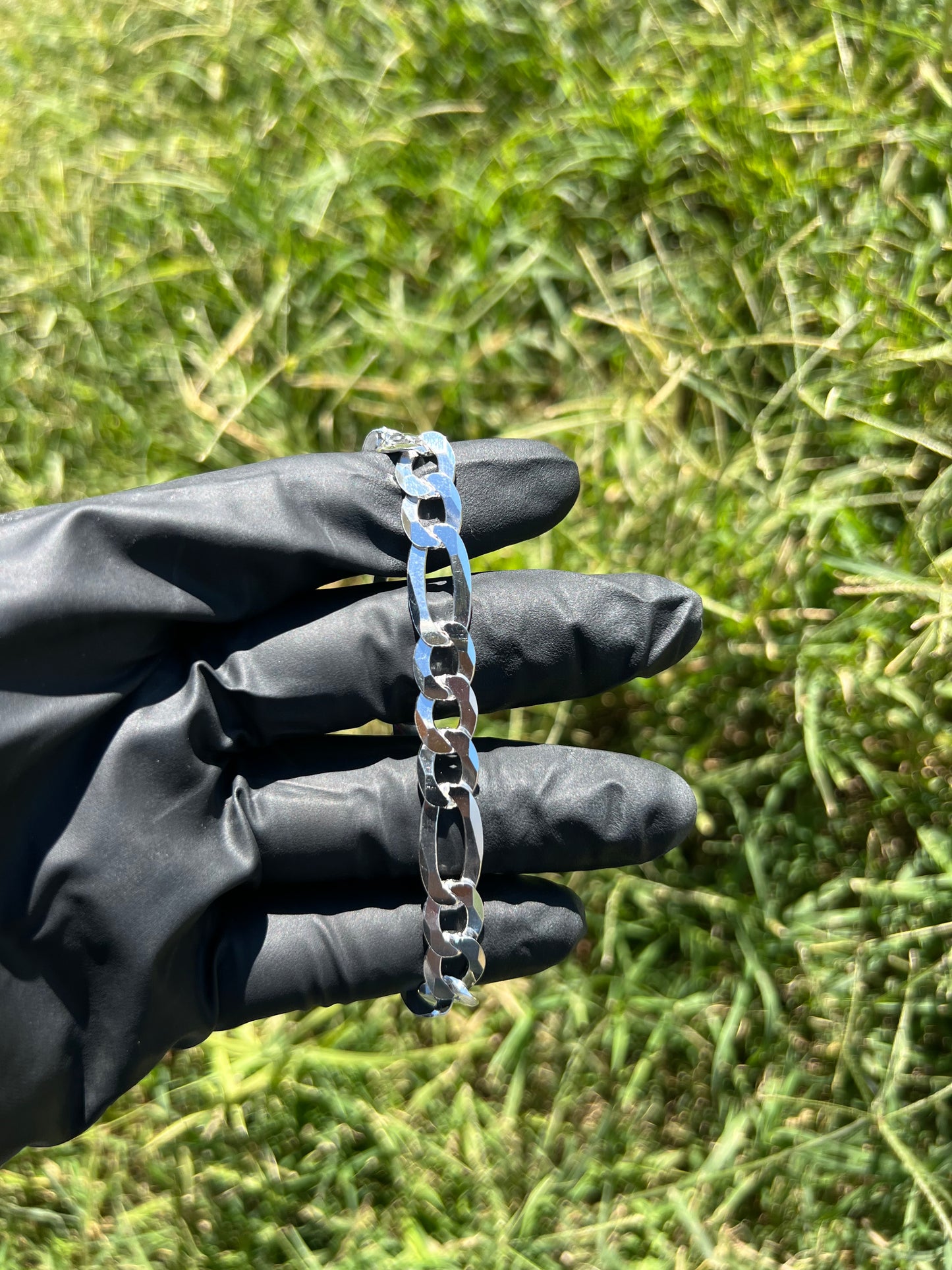 10mm Figaro Bracelet ￼