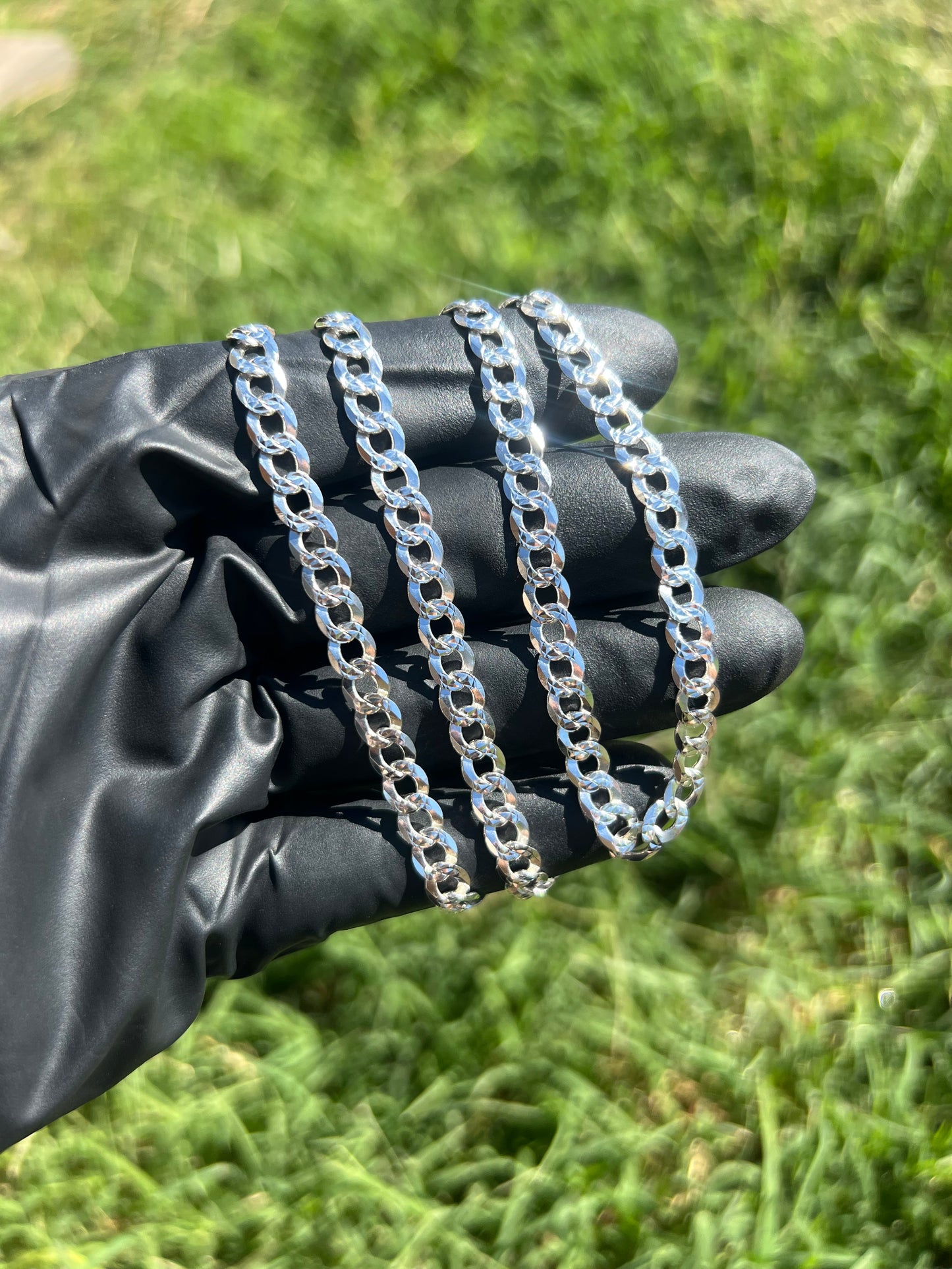 6.1mm Curb Diamond Cut Chain ￼