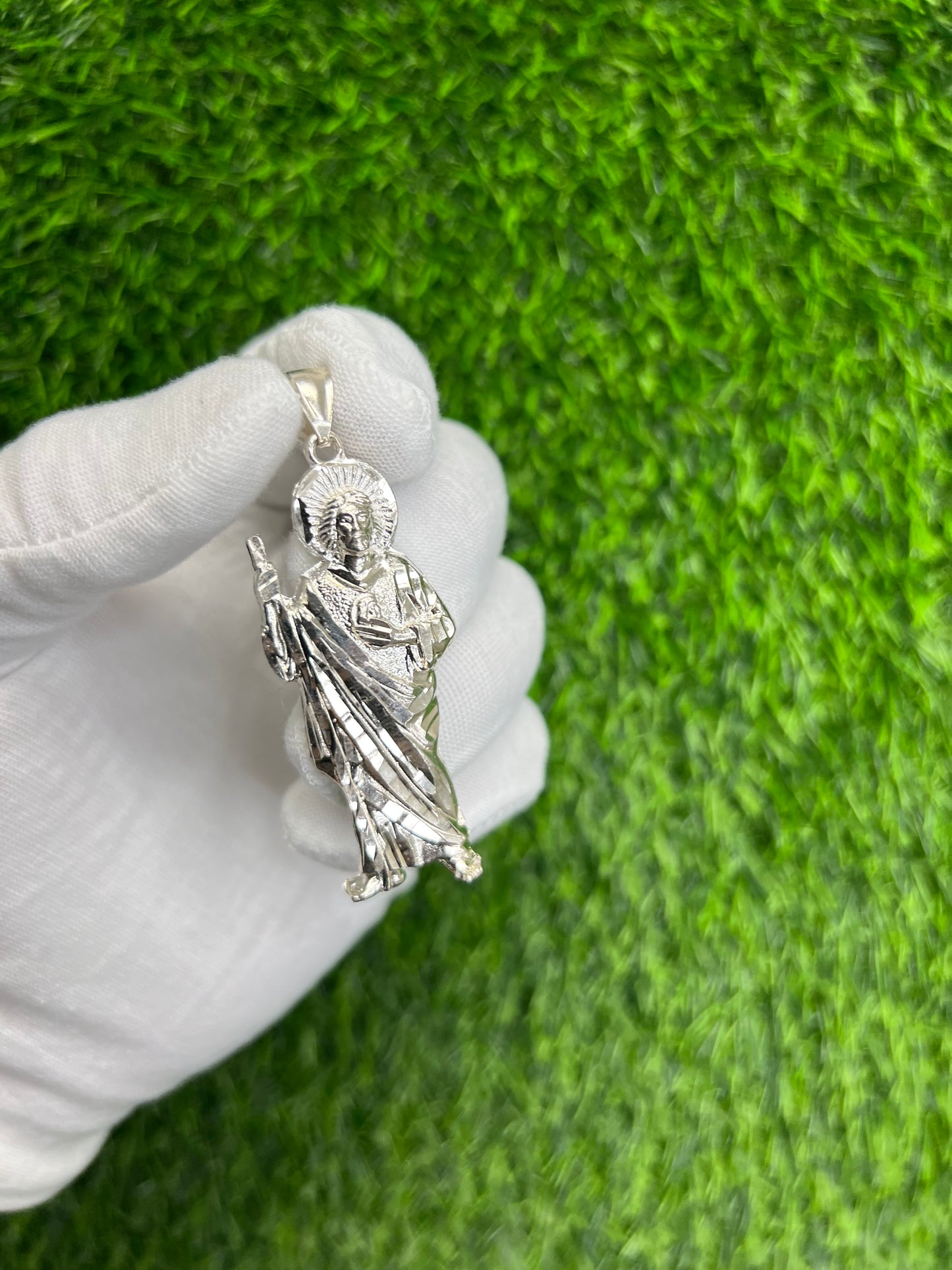 Diamond Cut Saint Jude Pendant