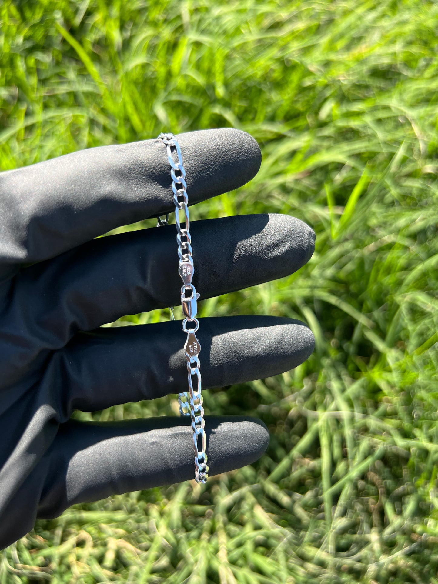 3.9mm Figaro Bracelet￼