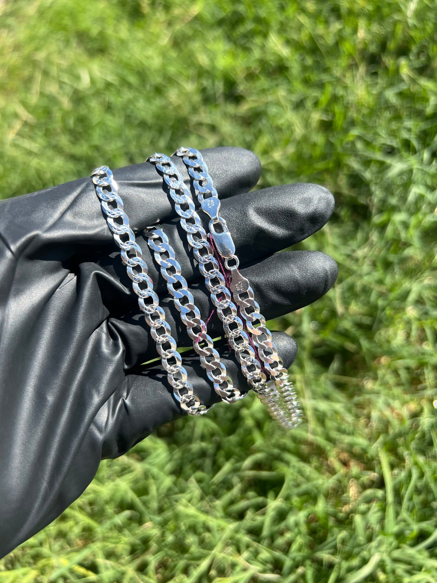 6.1mm Curb Diamond Cut Chain ￼