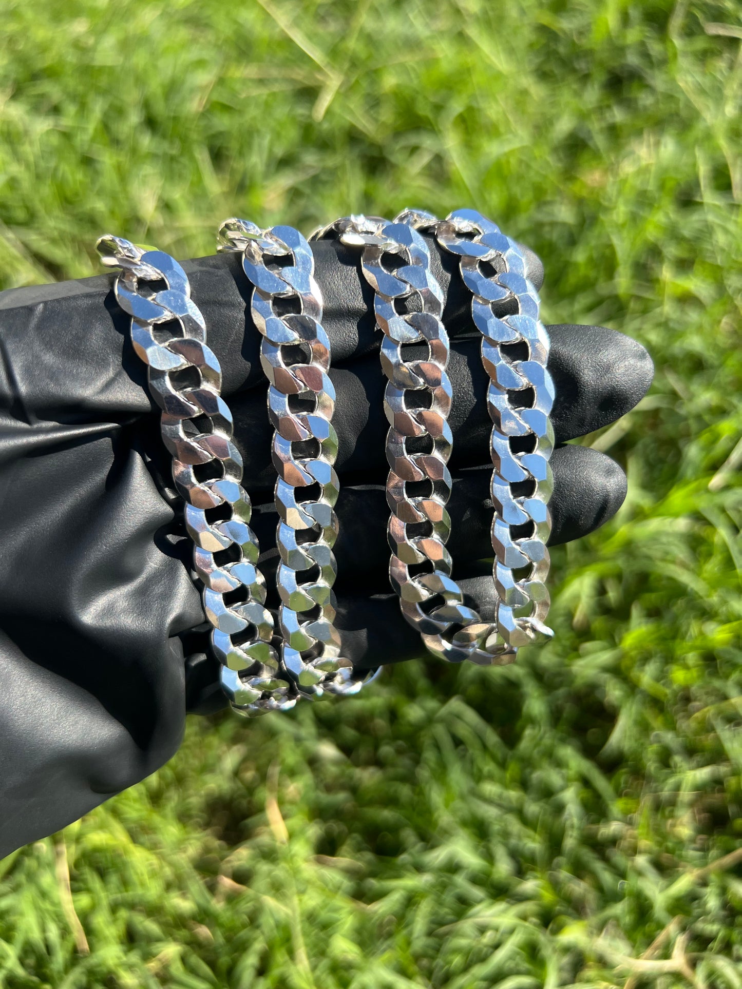 11.2mm Curb Diamond Cut Chain