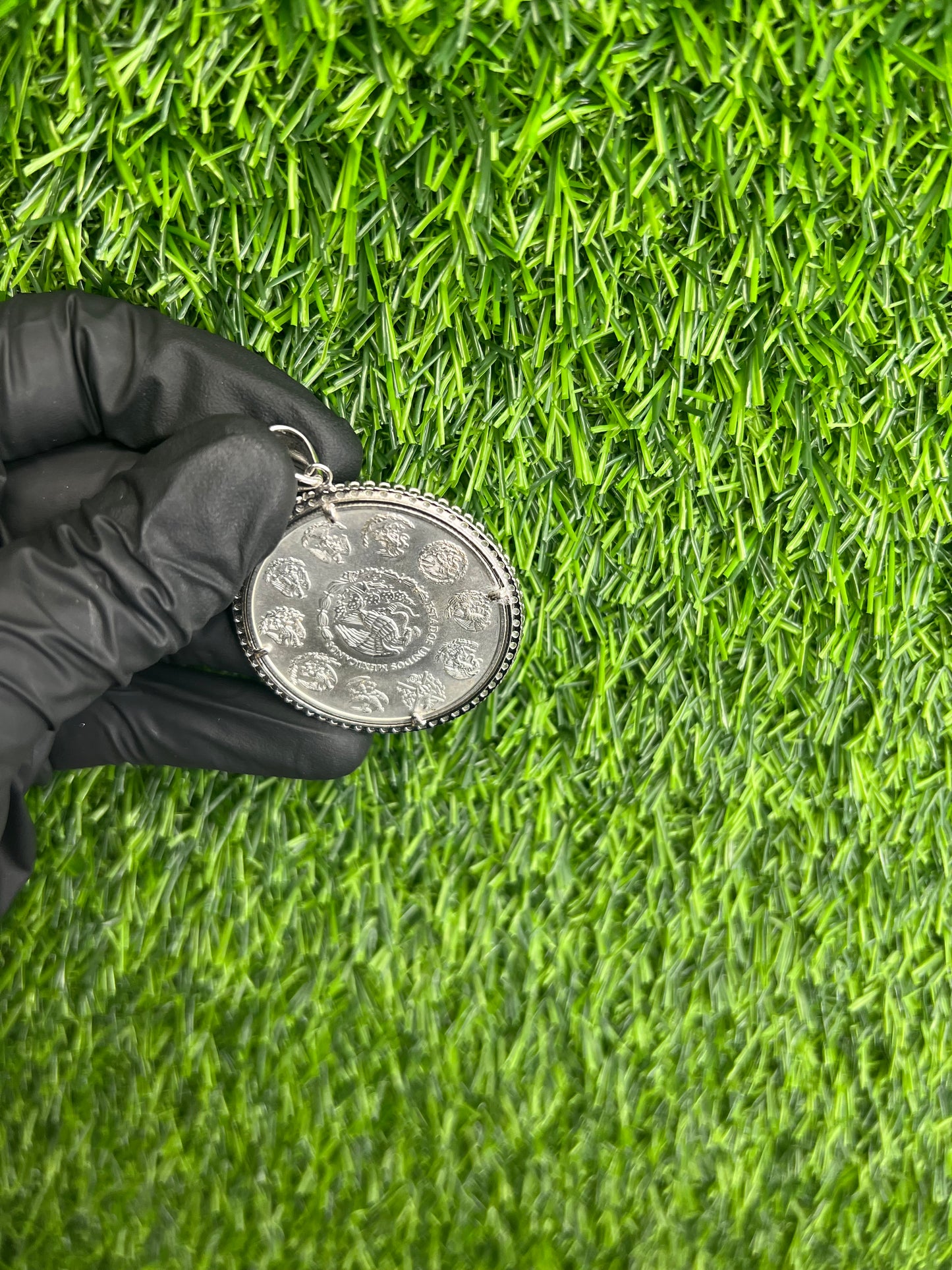 CZ Centenario Pendant .999 Silver