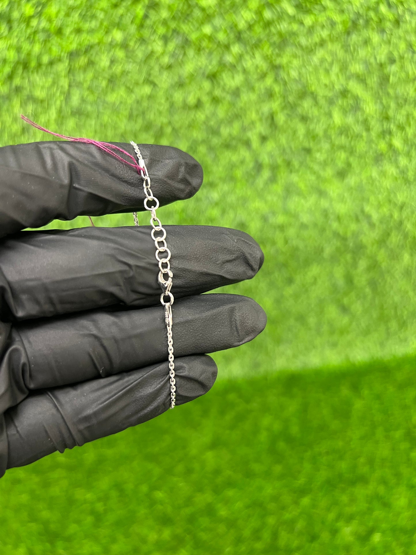 Baby Bracelet Pink CZ ￼