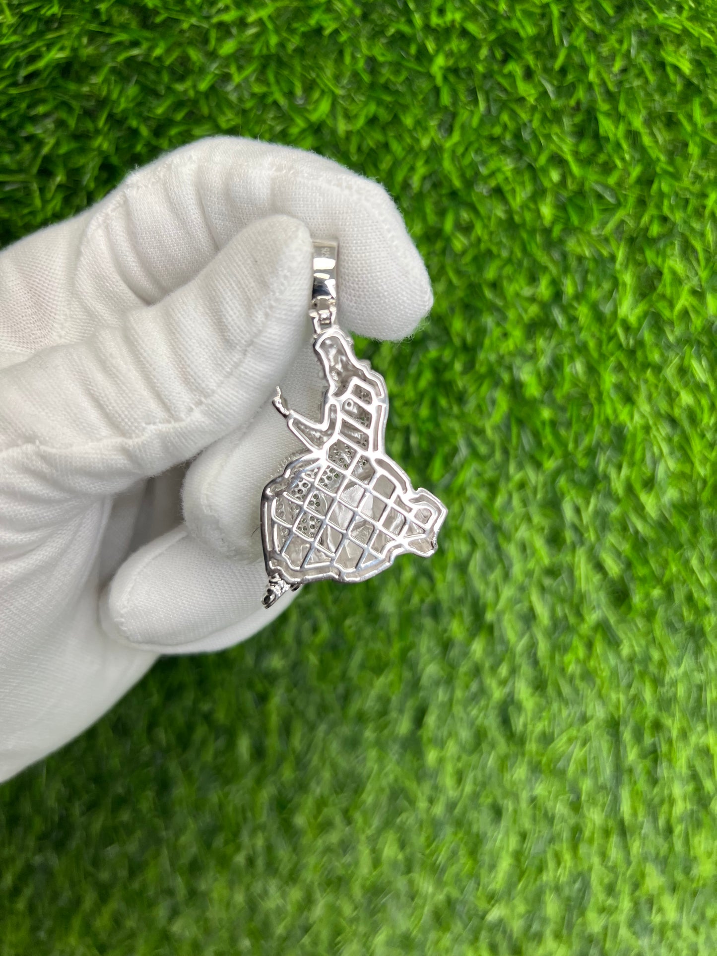 Jesus Teaching On A Rock Pendant