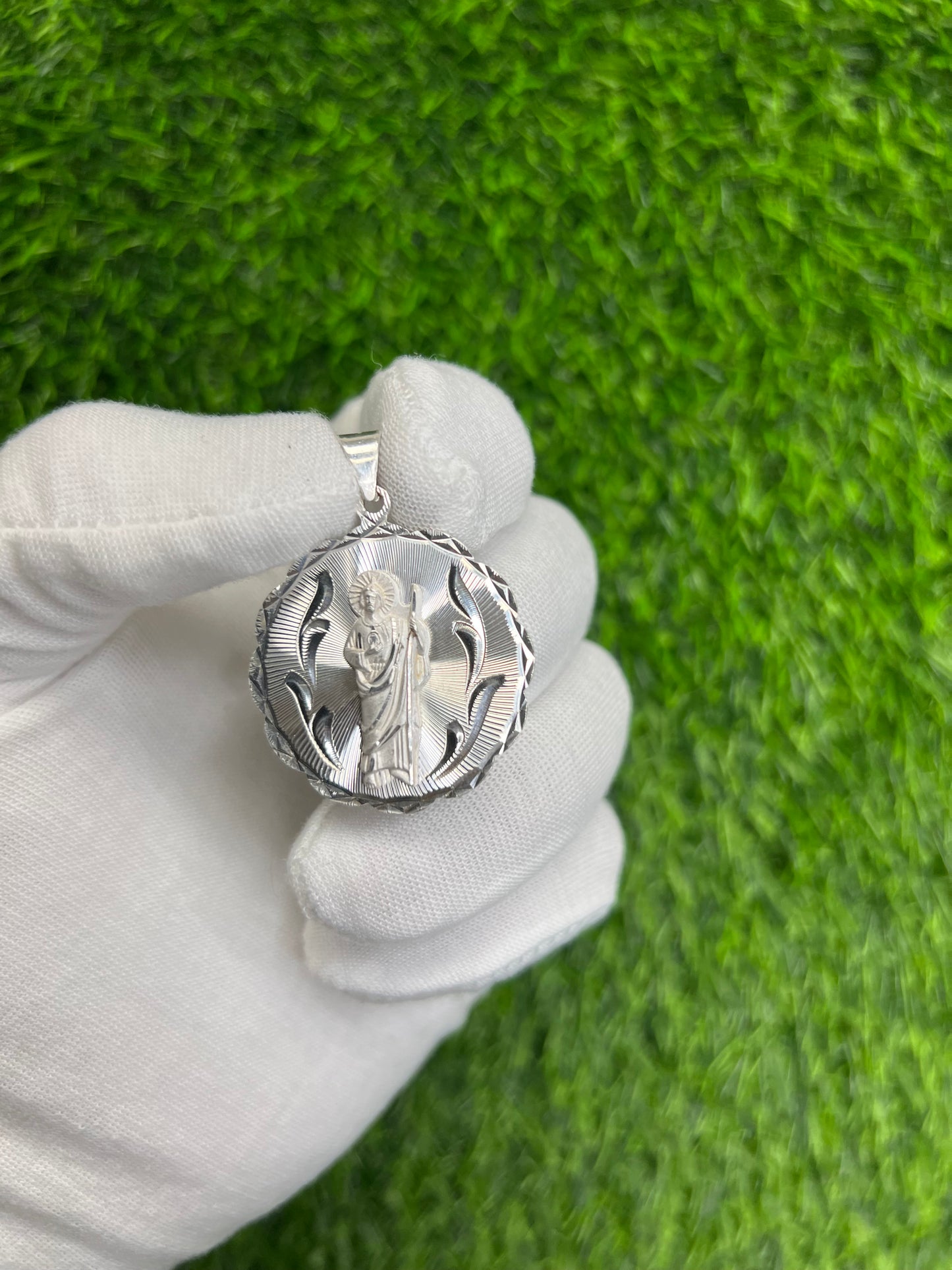 Round Saint Jude Pendant