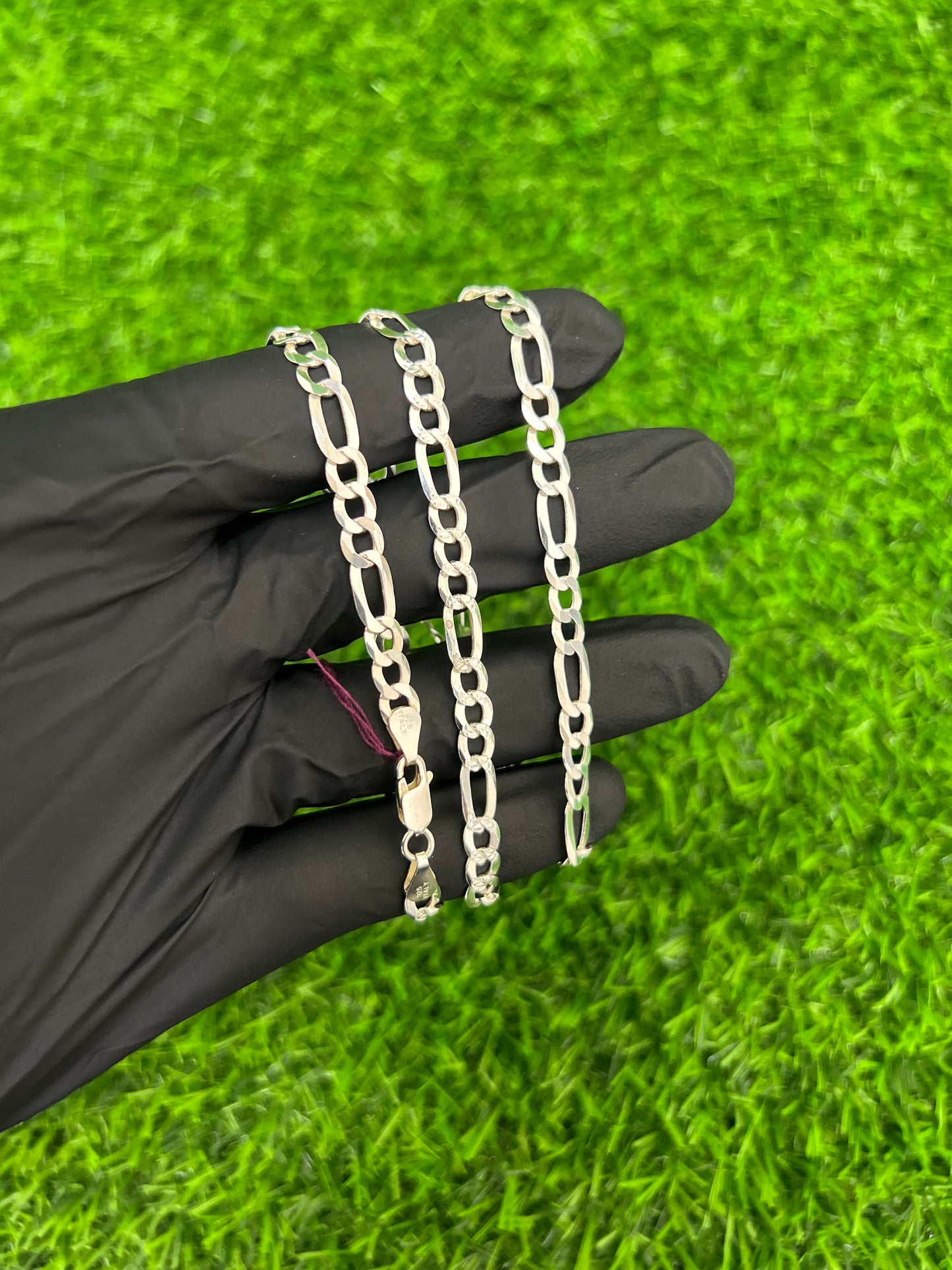 5.8mm Figaro Diamond Cut Chain