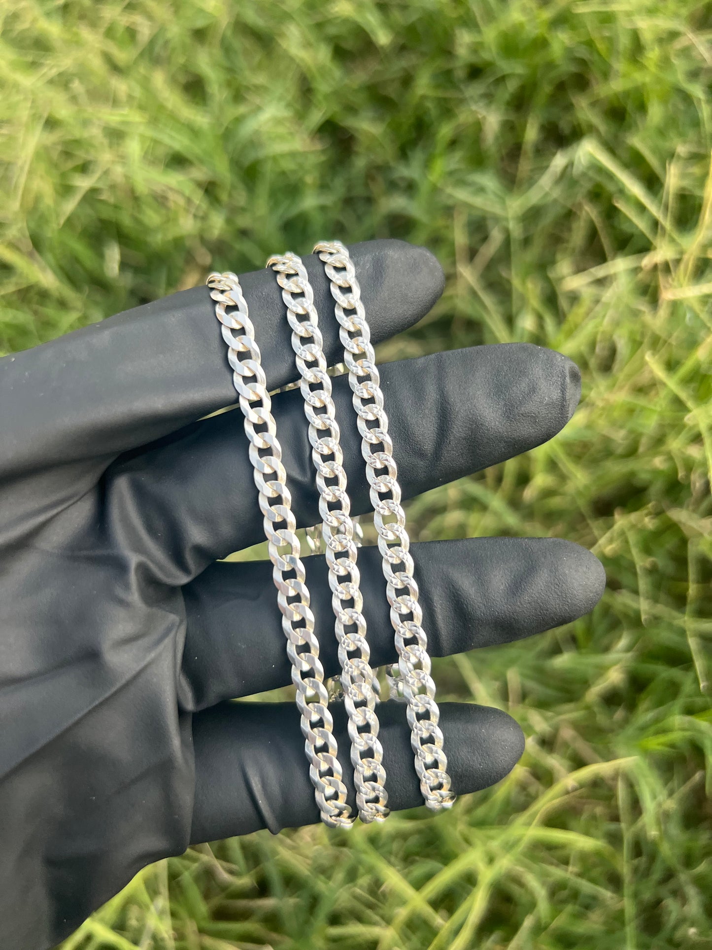 5.2mm Diamond Cut Curb Chain￼