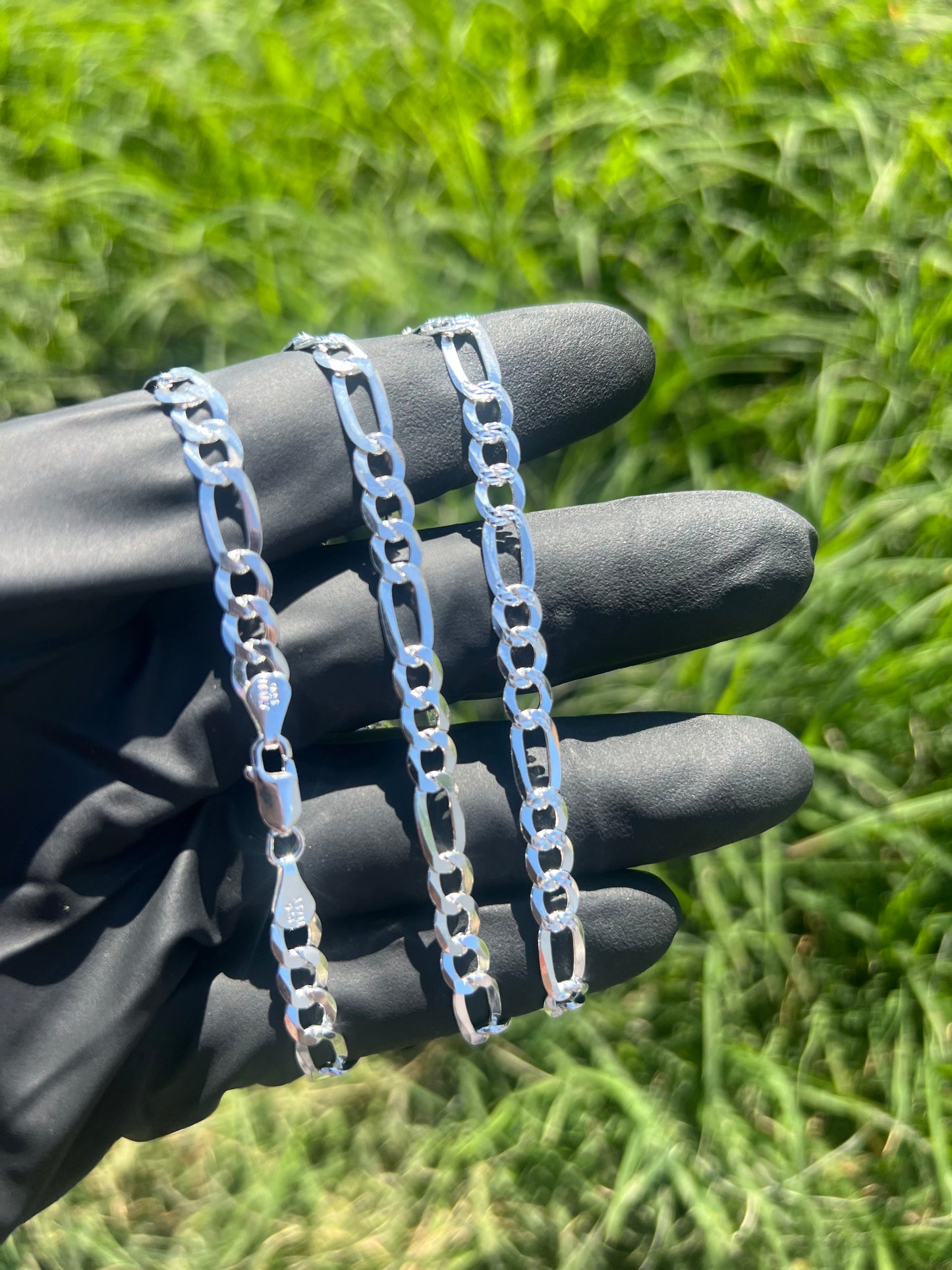 5.8mm Figaro Diamond Cut Chain ￼