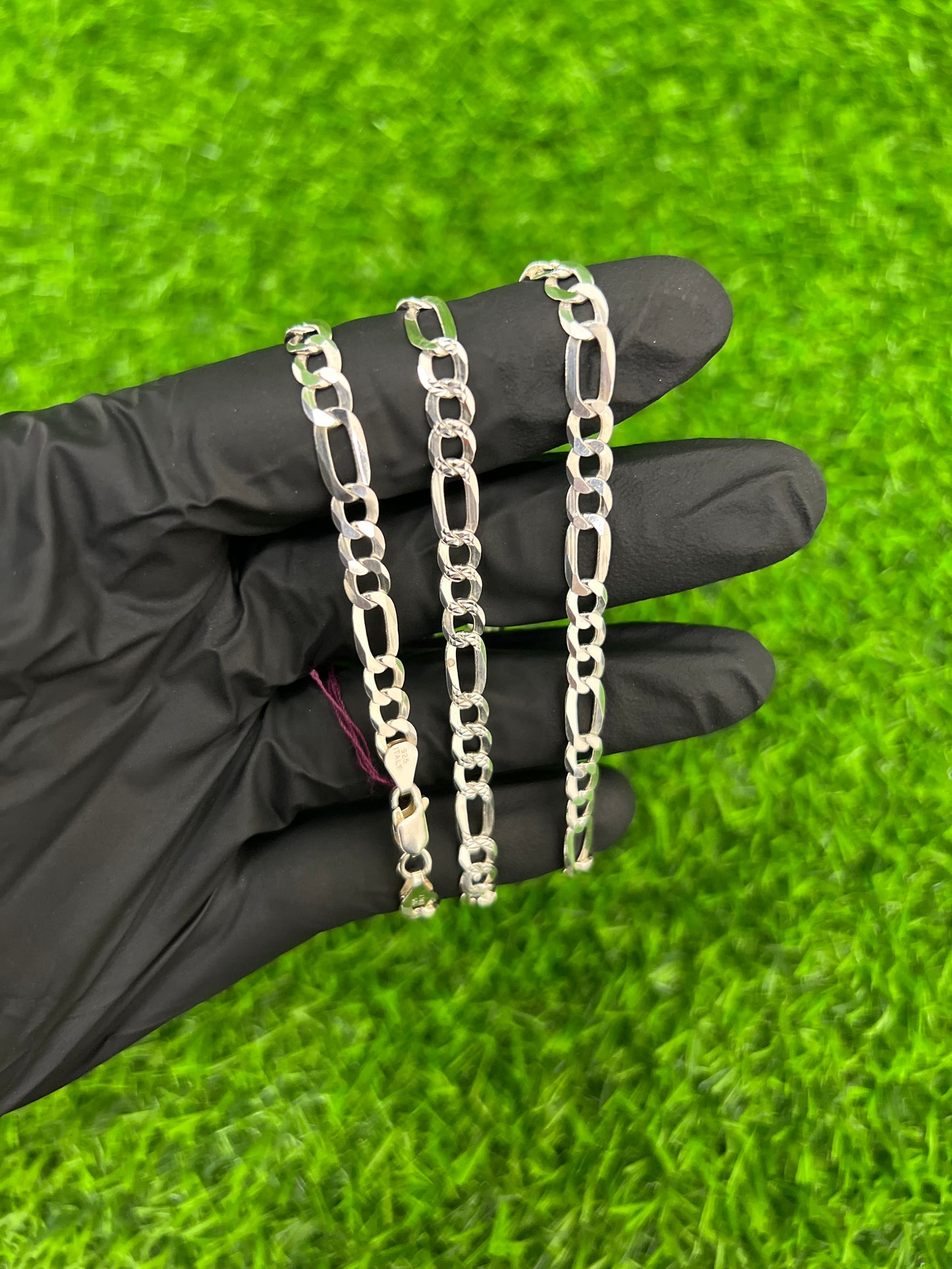 5.8mm Figaro Diamond Cut Chain