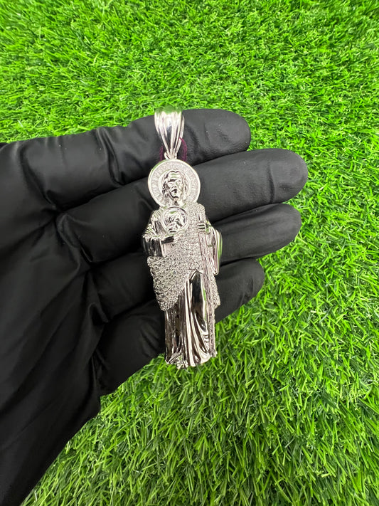 Saint Jude CZ pendant ￼