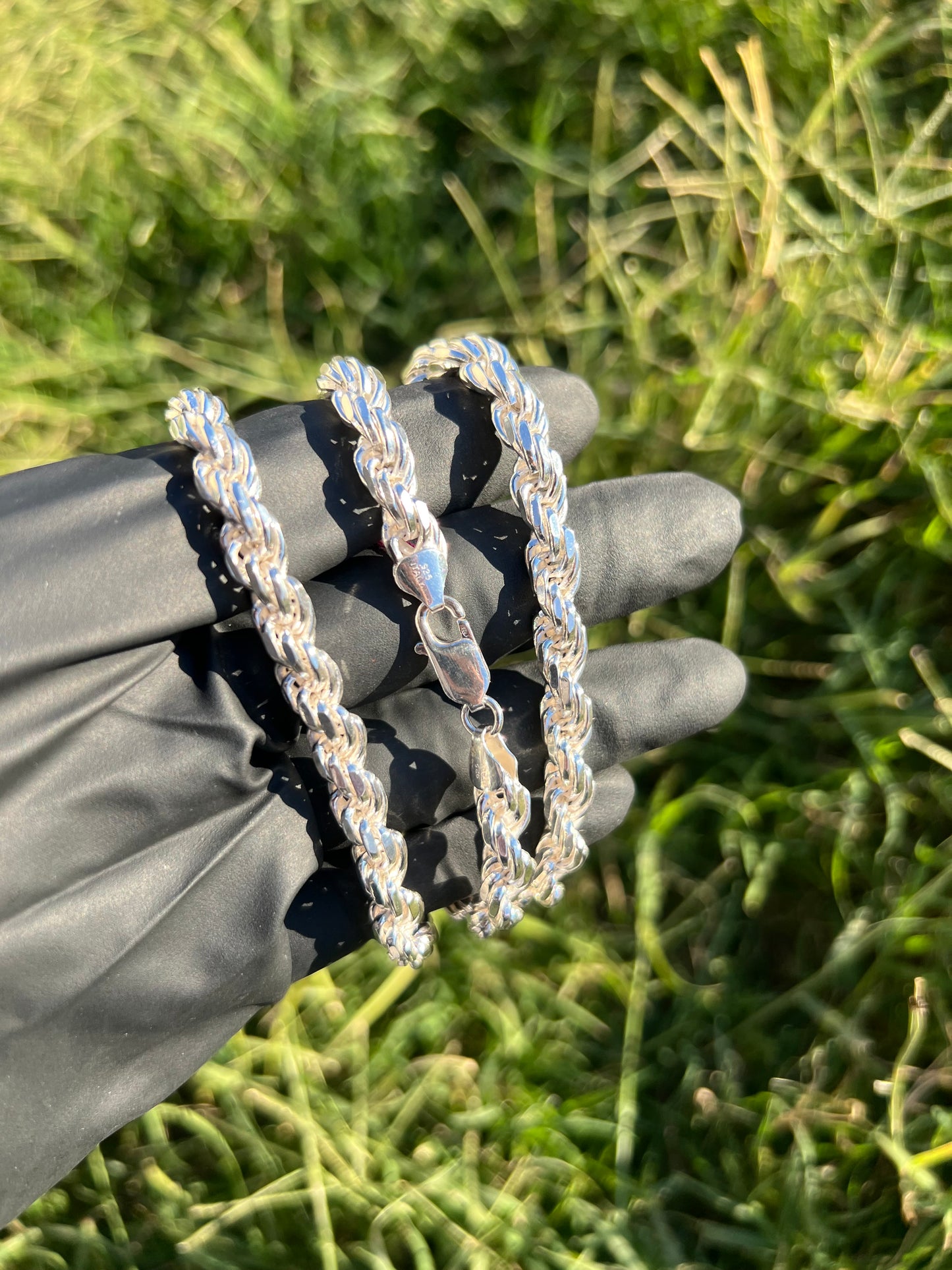 7.5mm Diamond Cut Rope Chain