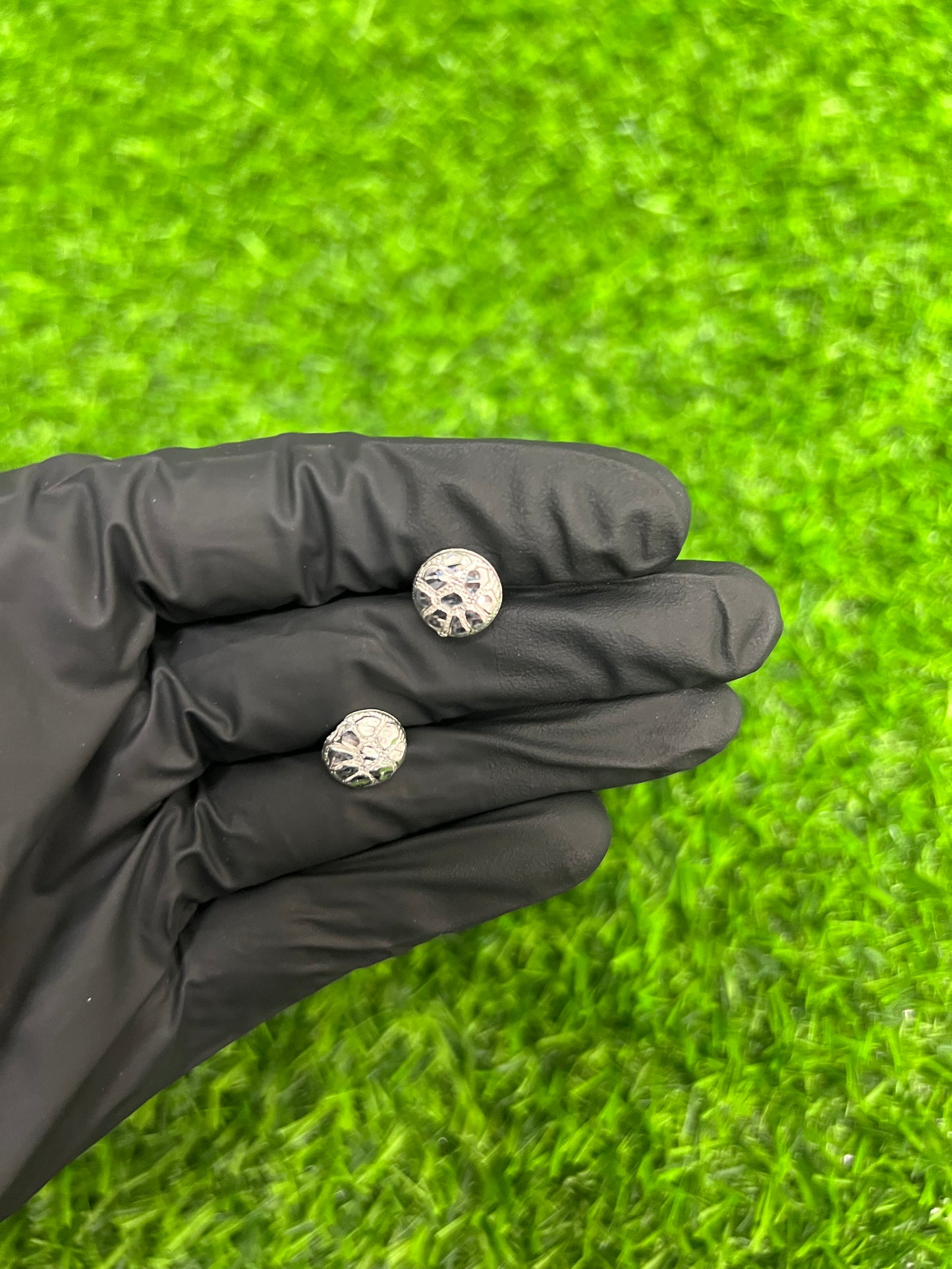 Round Nugget Earrings