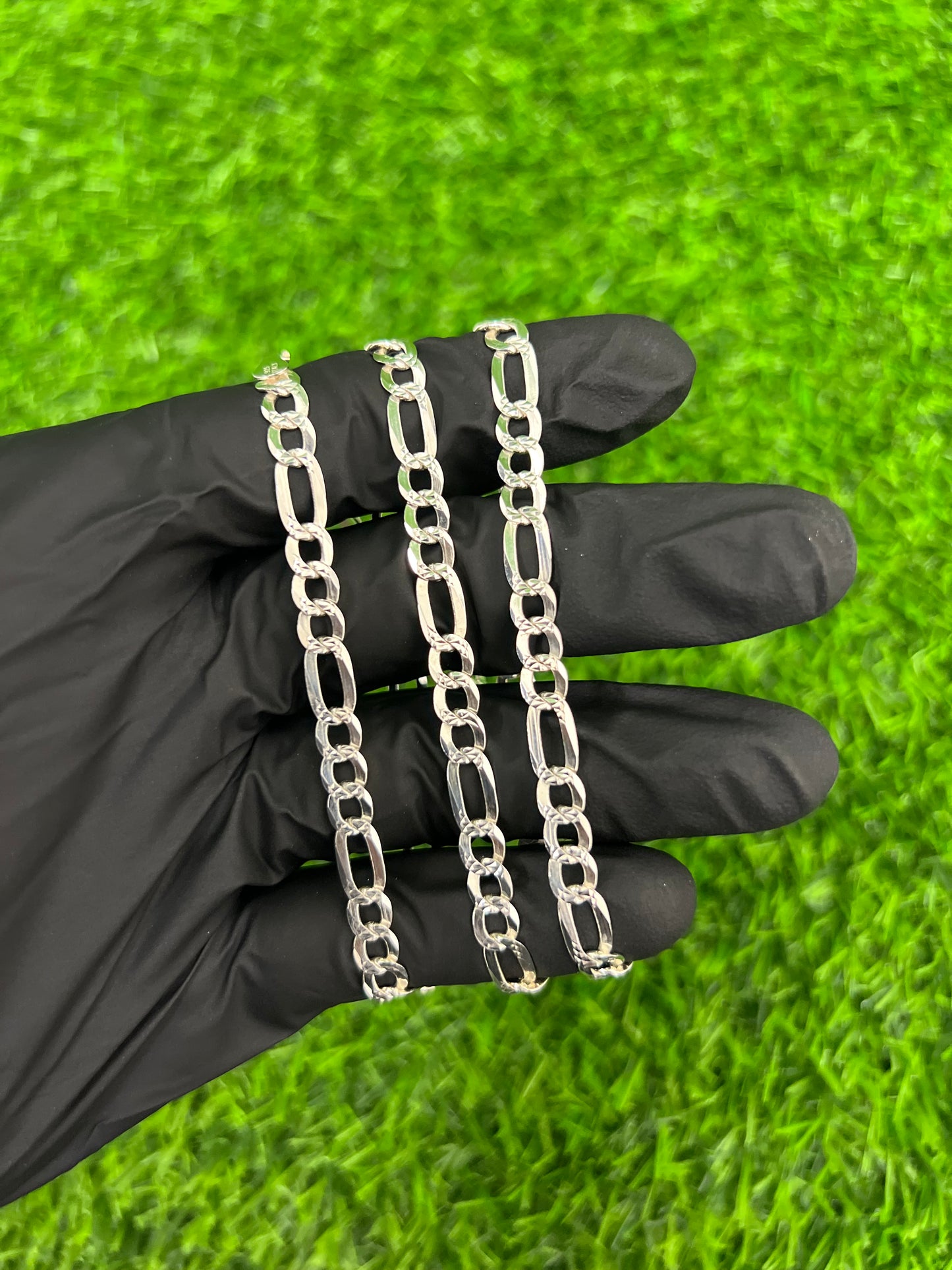 5.8mm Figaro Diamond Cut Chain