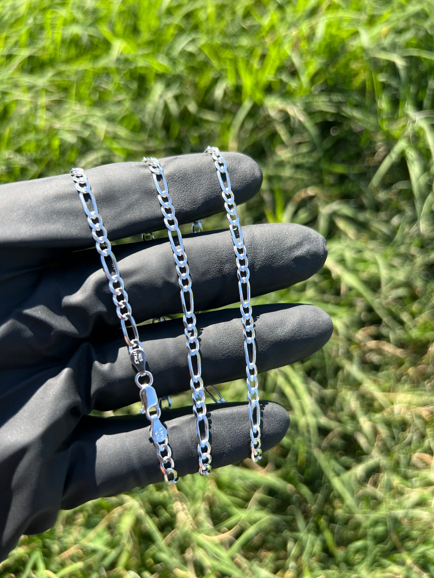 3.9mm Figaro Chain ￼