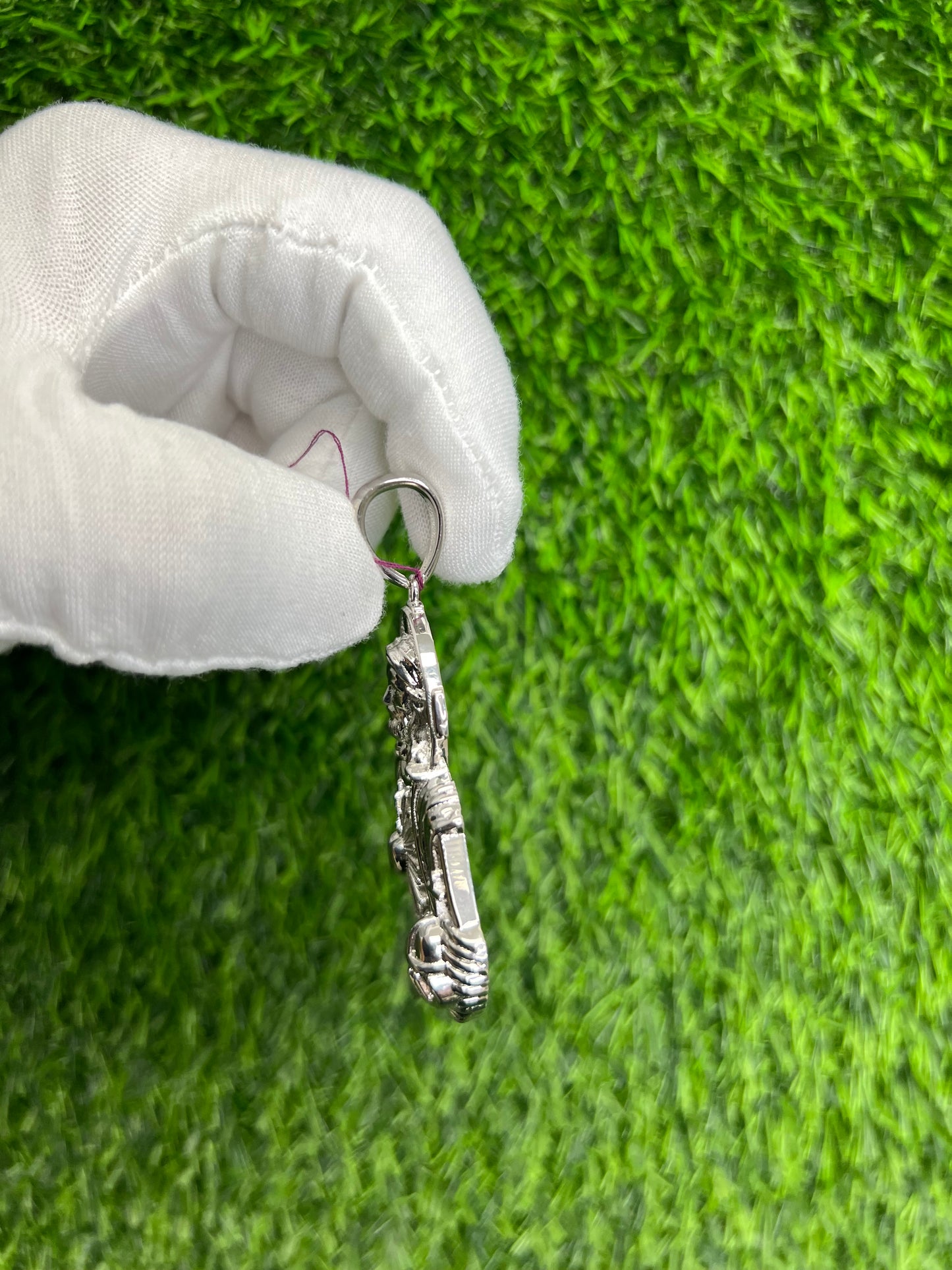 CZ Jesus Heart Pendant