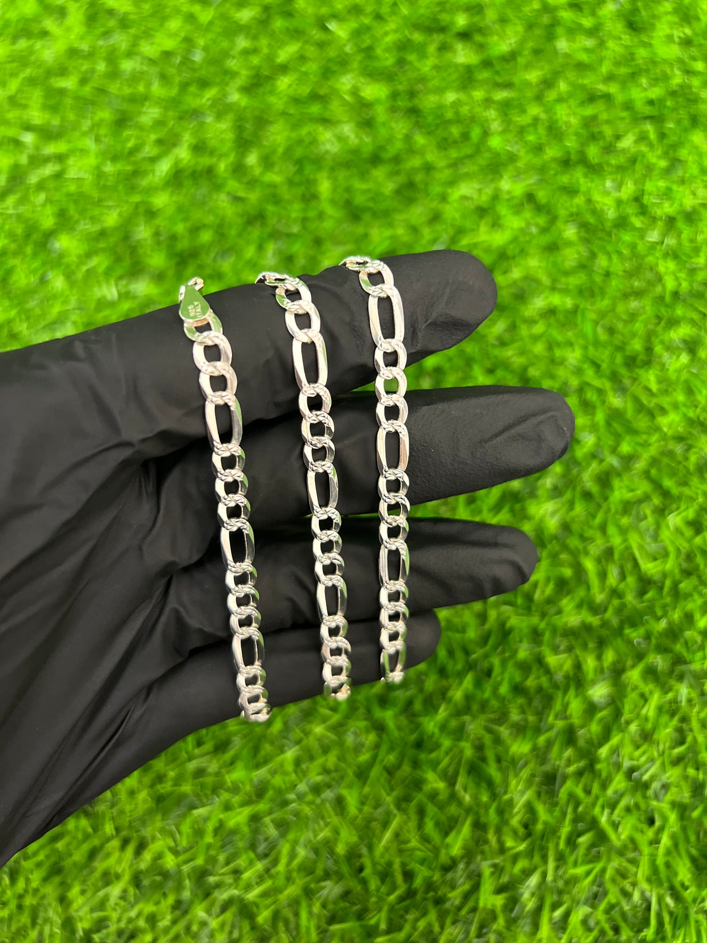 5.8mm Figaro Diamond Cut Chain