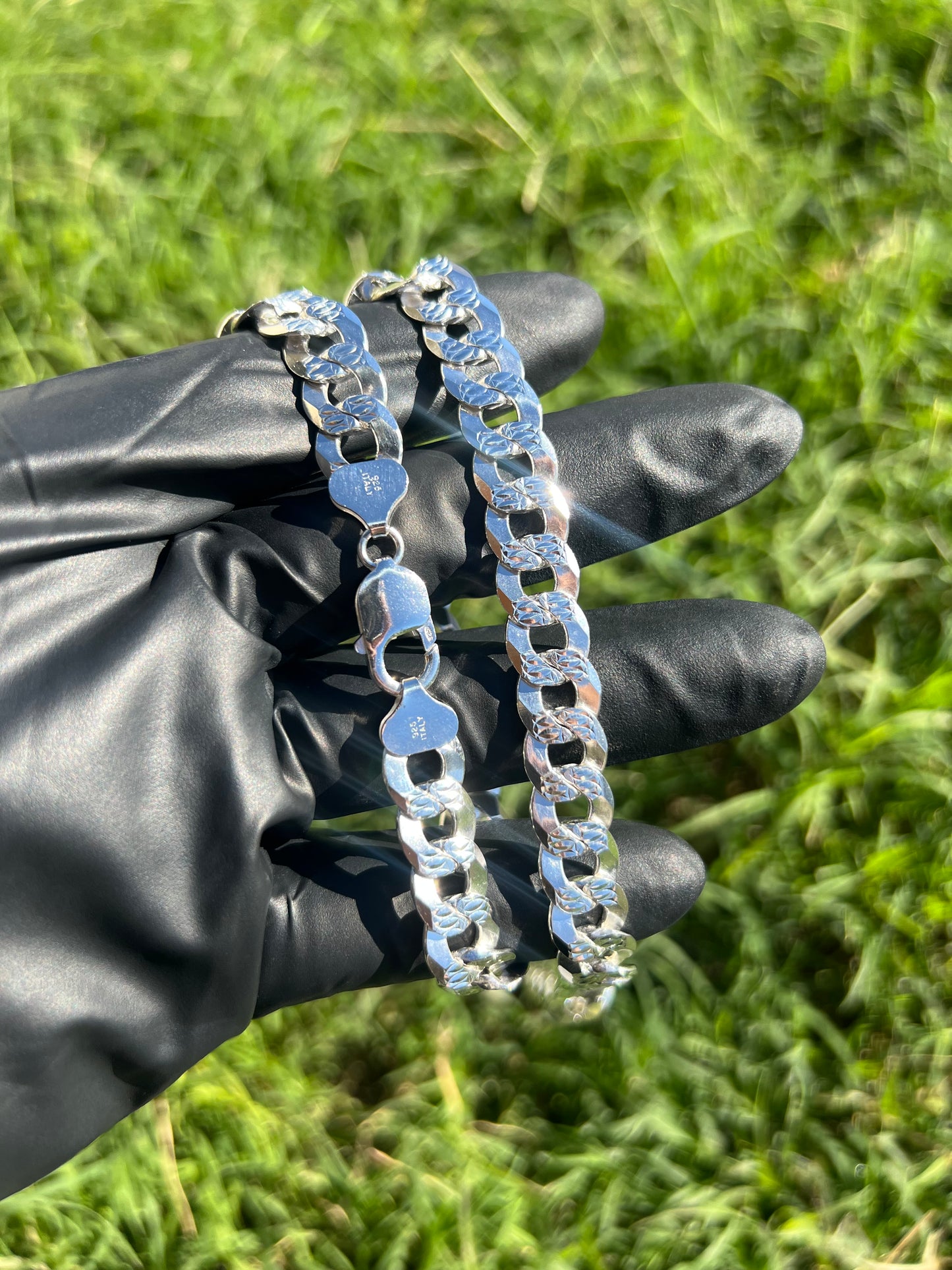 11.2mm Curb Diamond Cut Chain