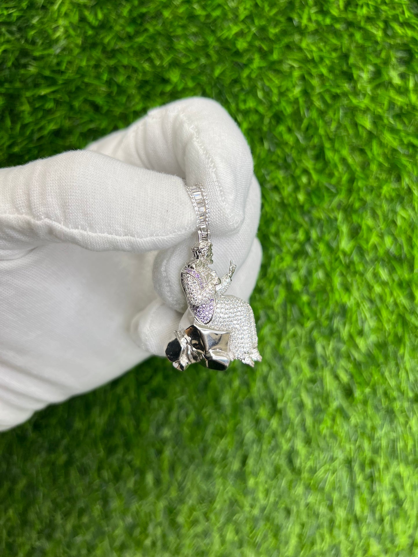 Jesus Teaching On A Rock Pendant