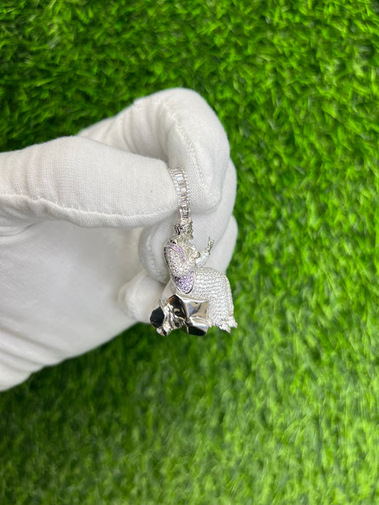 Jesus Teaching On A Rock Pendant