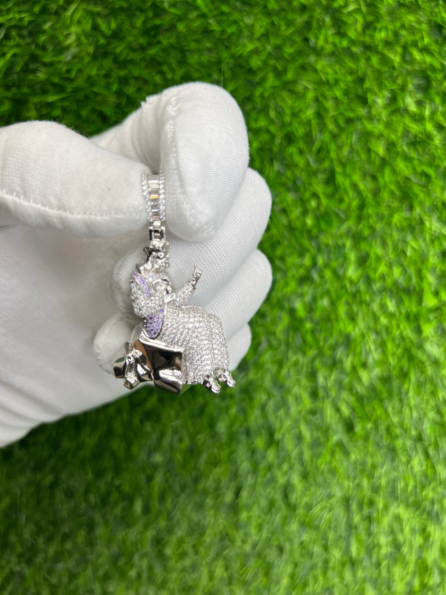 Jesus Teaching On A Rock Pendant