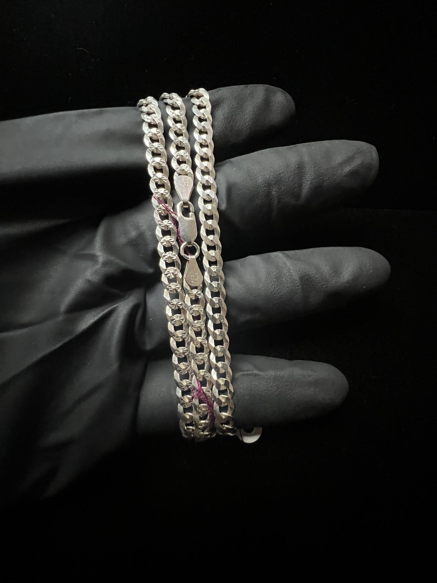 5.2mm Diamond Cut Curb Chain￼